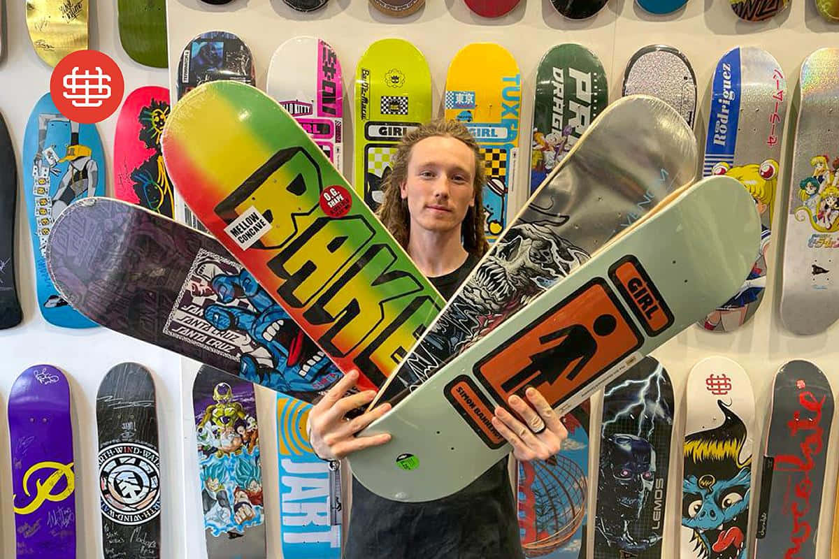 Destroy The Concrete With Your Skateboard Background