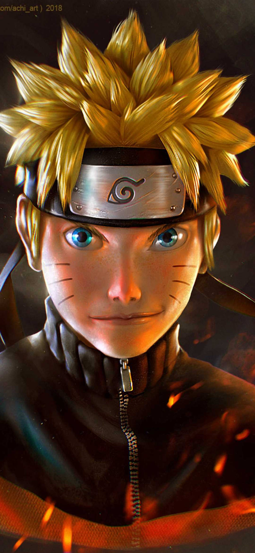 Detail 3d Artwork Naruto Mobile 4k Background