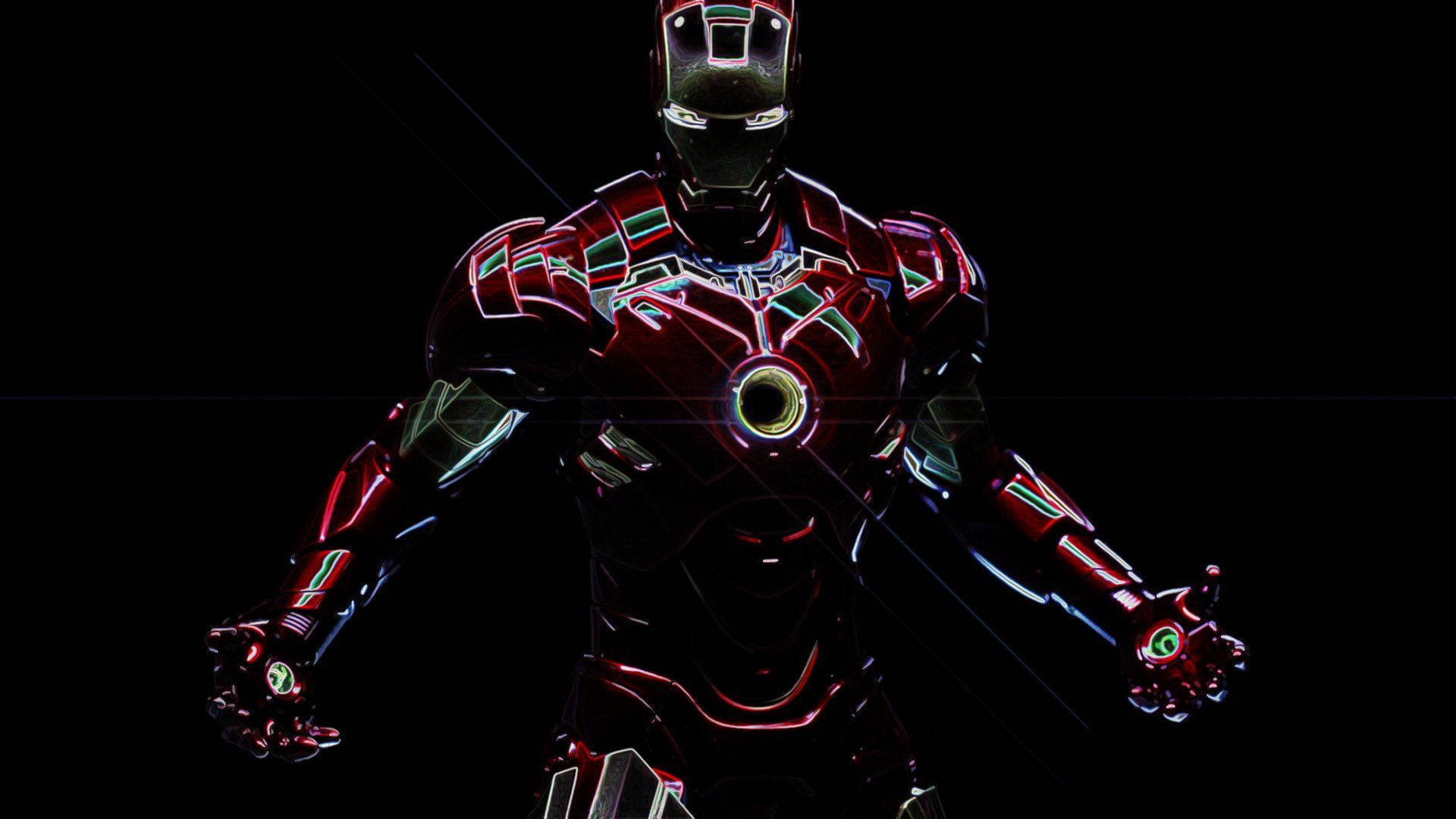 Detailed Empty Iron Man Full Hd Background