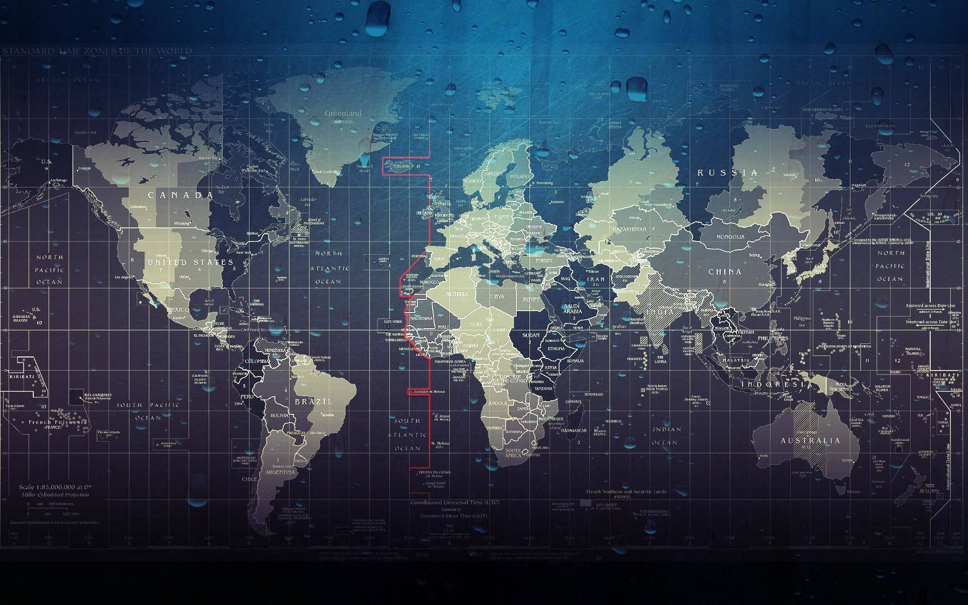 Detailed International Grid Map