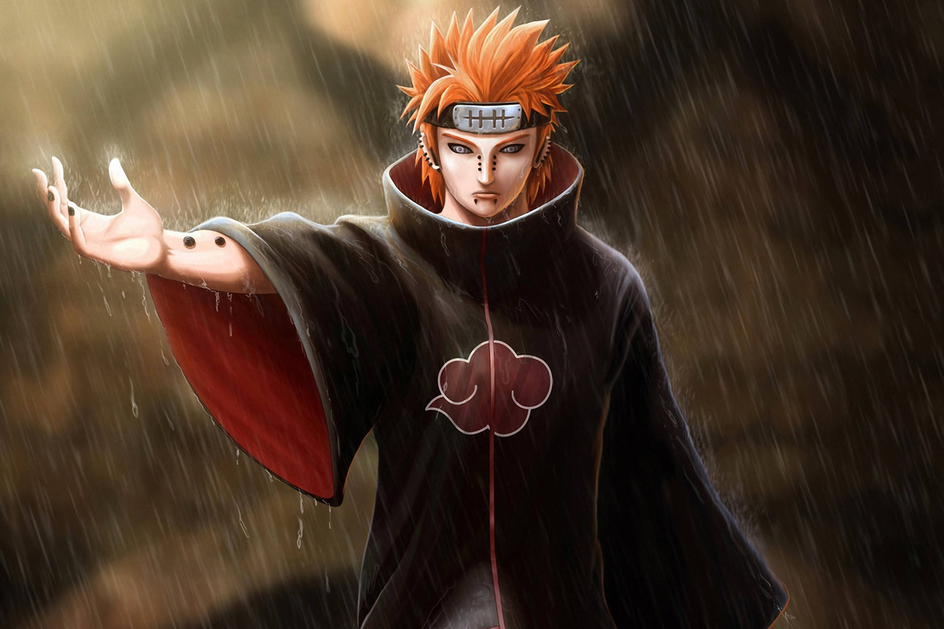 Detailed Nagato Pain Akatsuki Pc Background