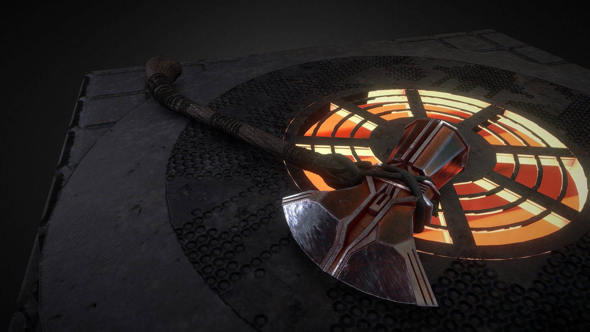 Detailed Shot Of Marvel Thor Stormbreaker Background