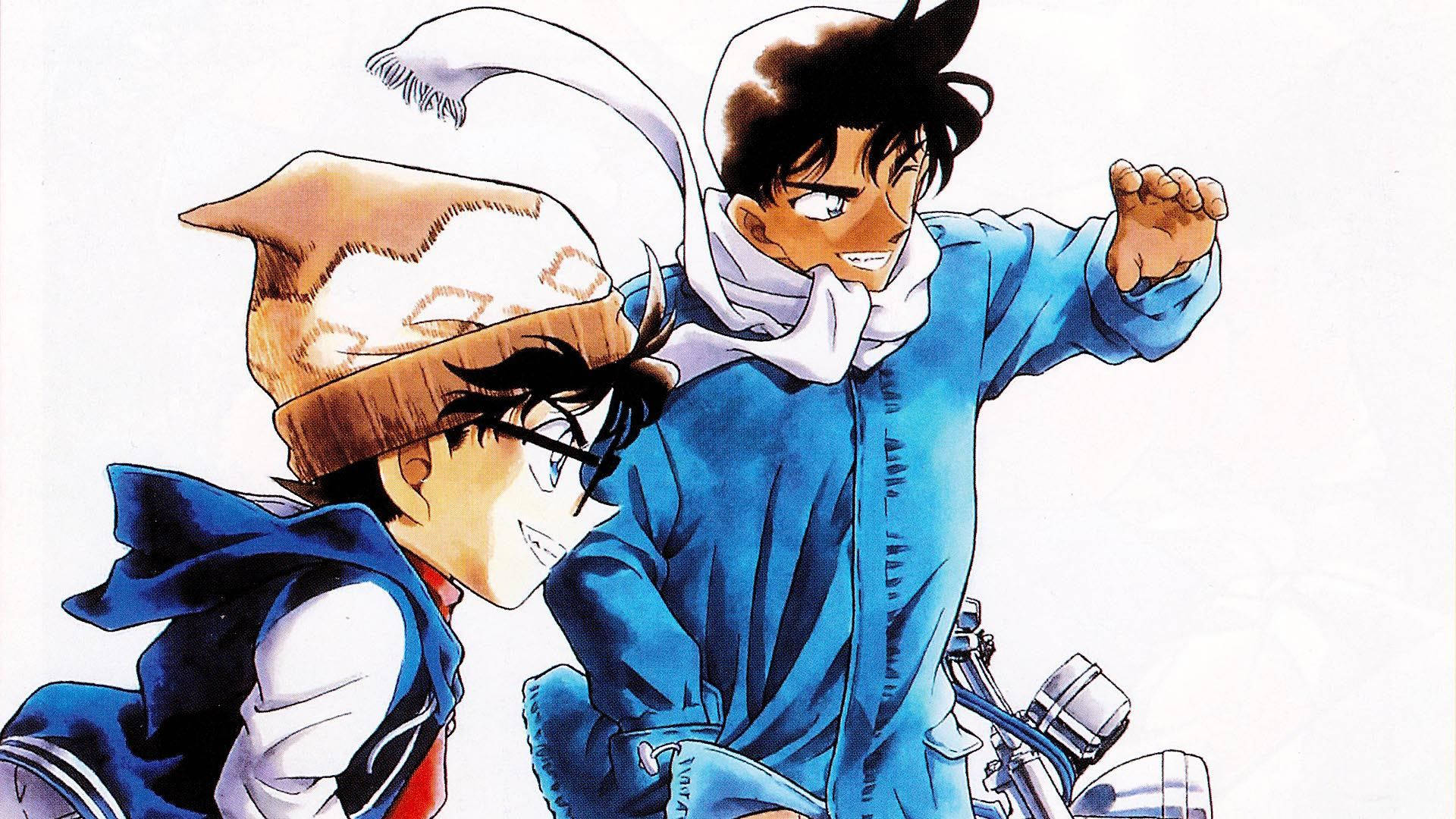Detective Conan And Hattori Heiji Fanart Background