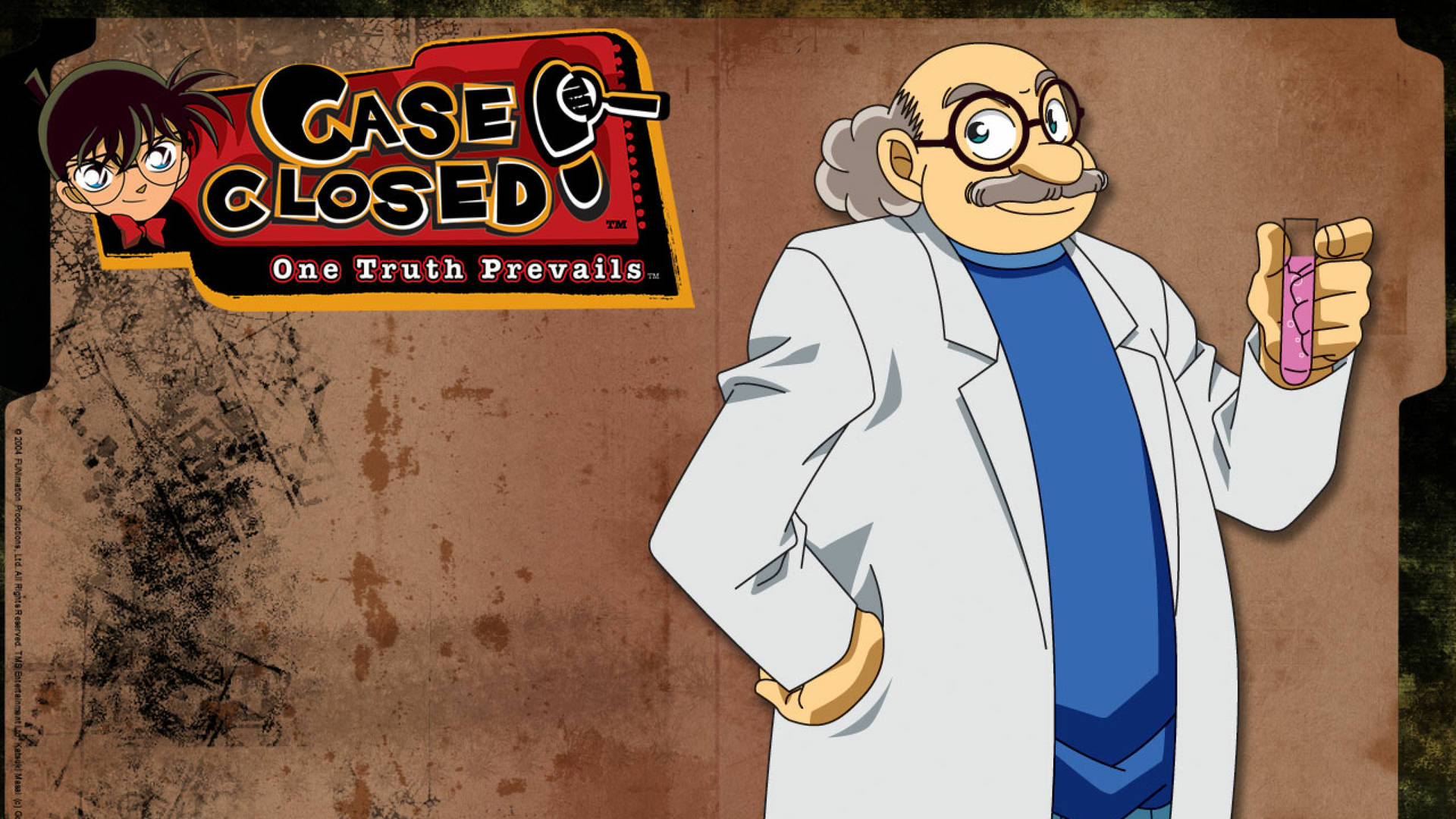 Detective Conan Professor Agasa Background