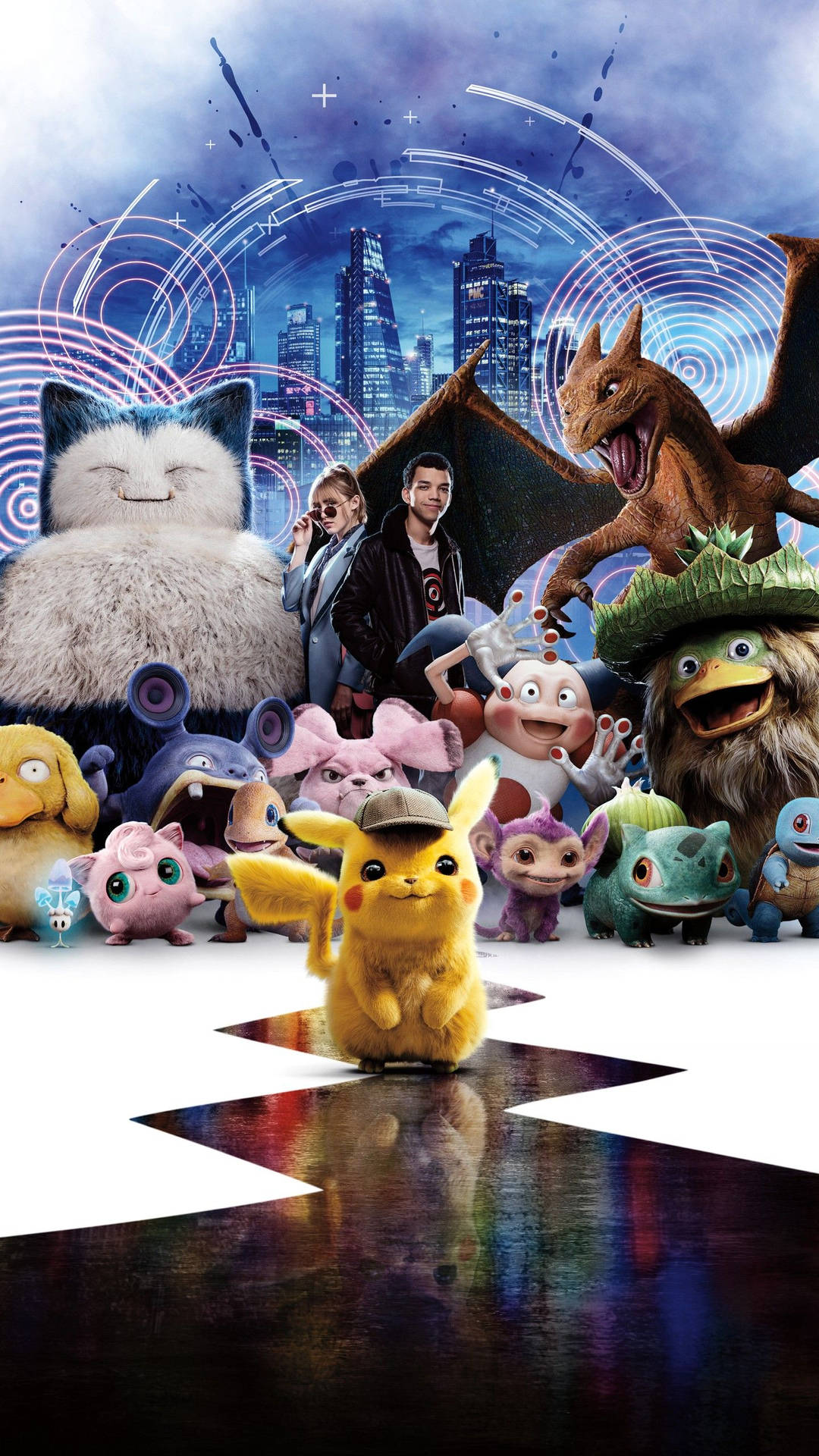 Detective Pikachu Complete Movie Characters Background