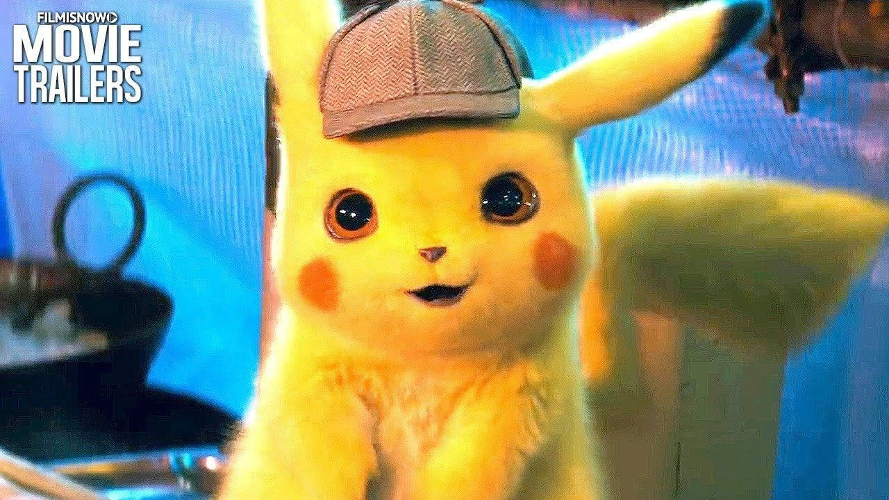 Detective Pikachu Movie Trailer Poster Background