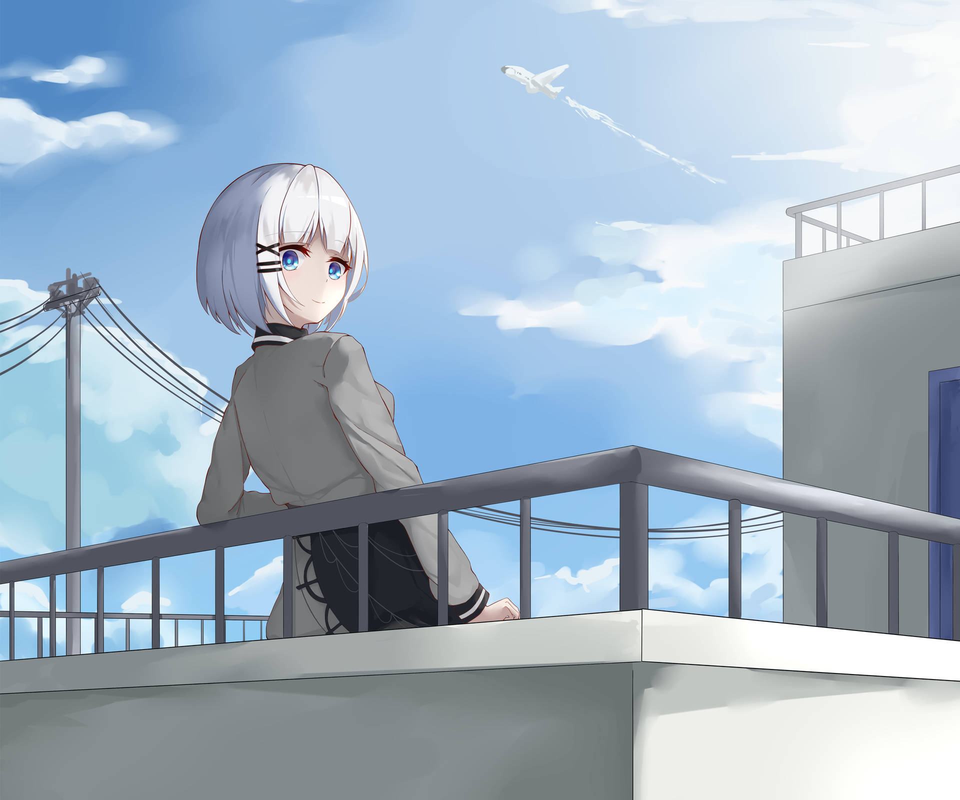 Detective Siesta On Rooftop