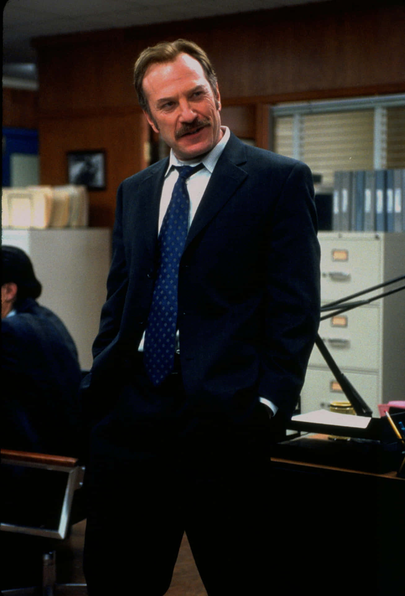 Detectivein Office Smile Background