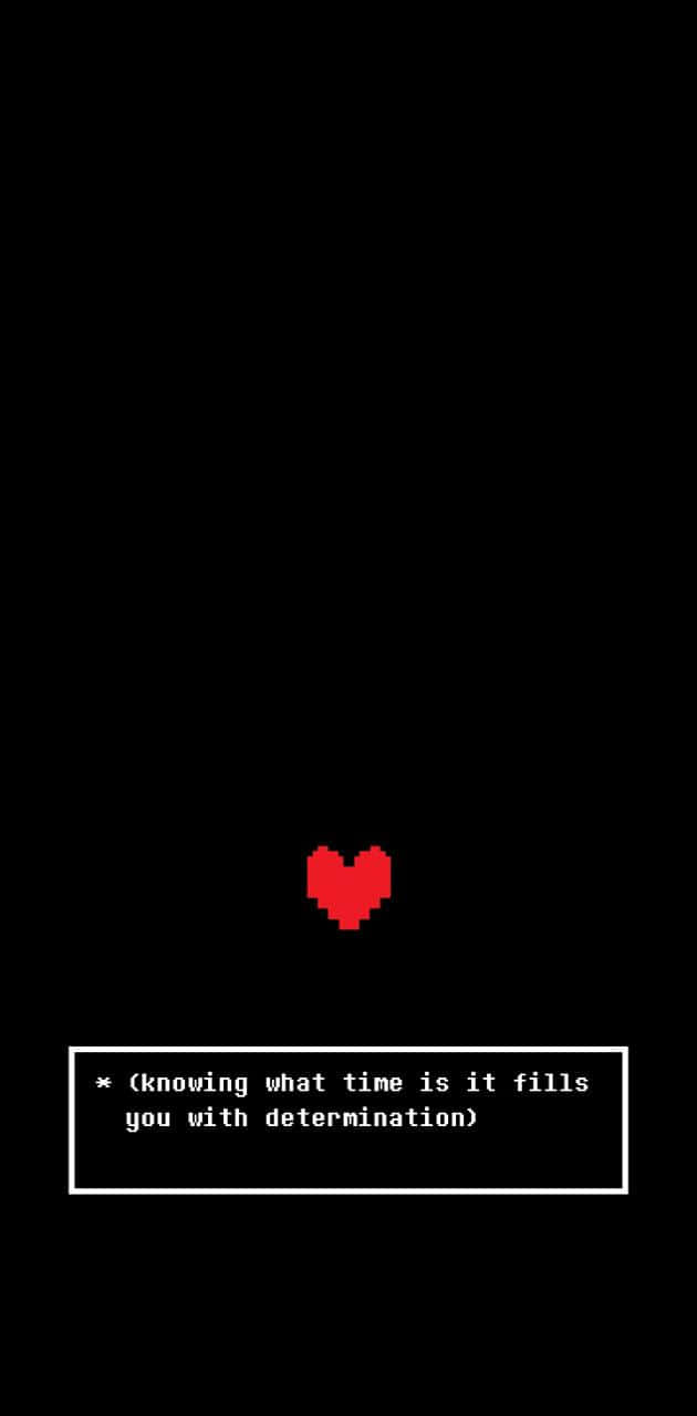 Determination Heart Undertale Game Screen