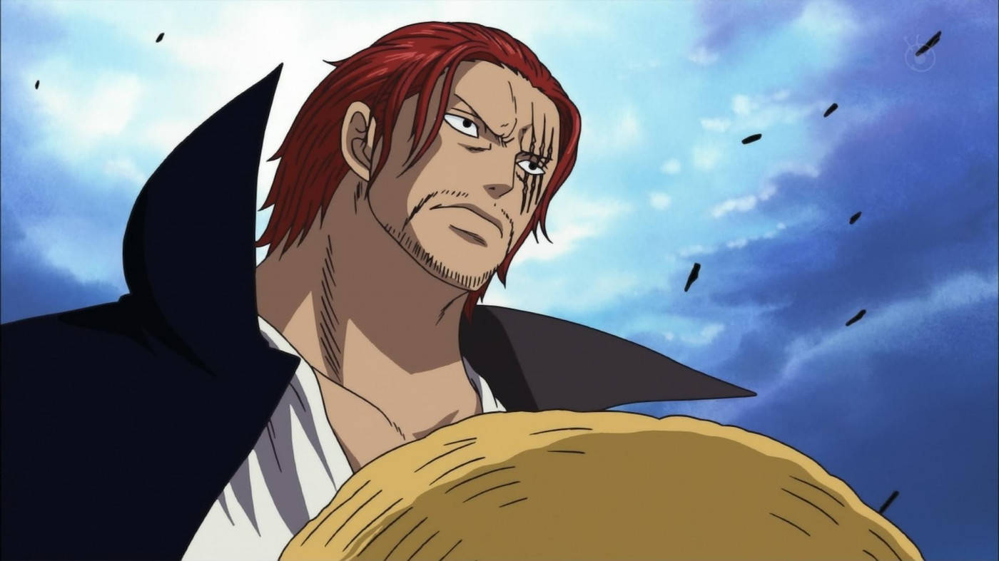 Determined With The Straw Hat Shanks One Piece Background