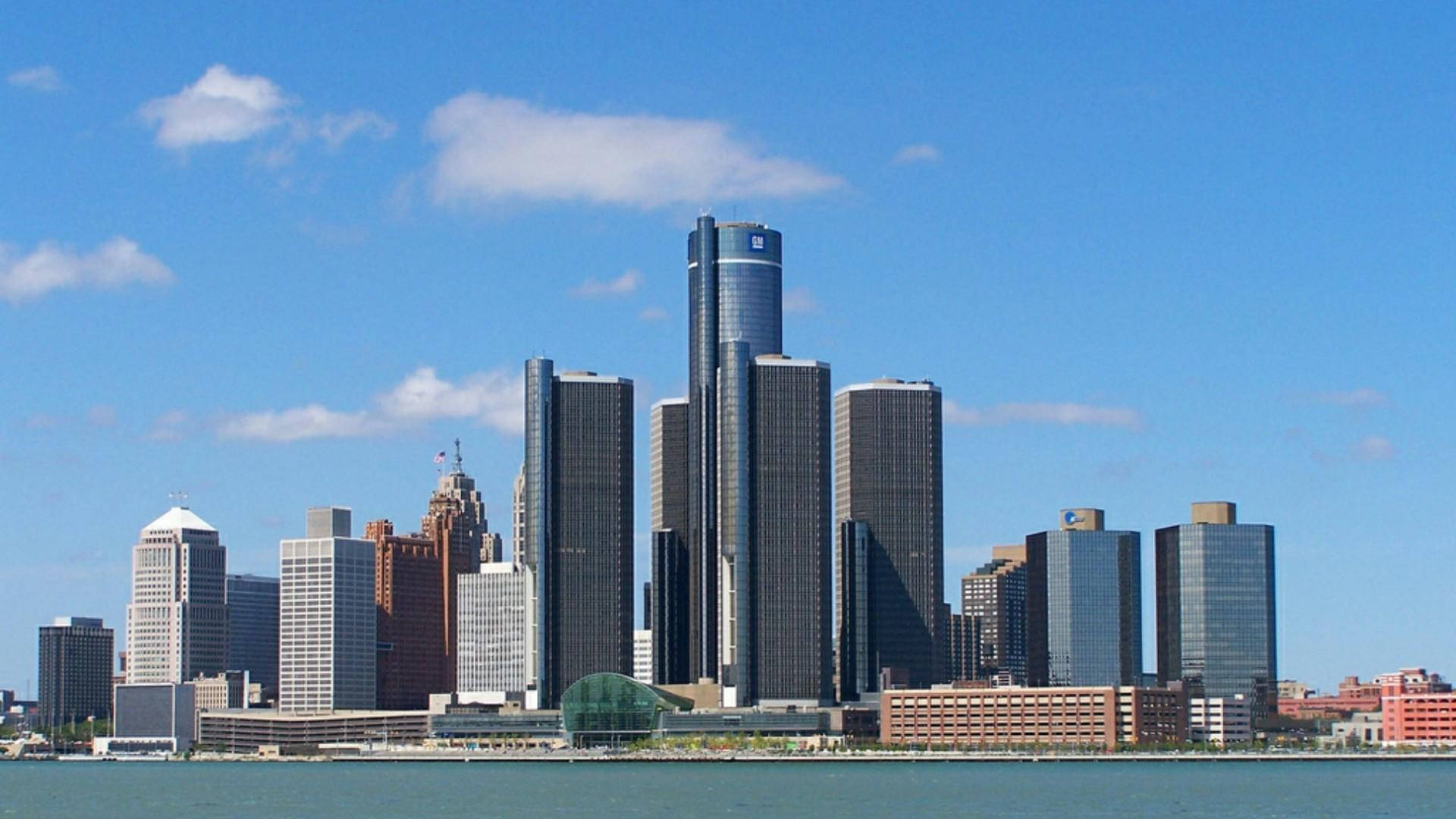 Detroit General Motors Renaissance Center Background