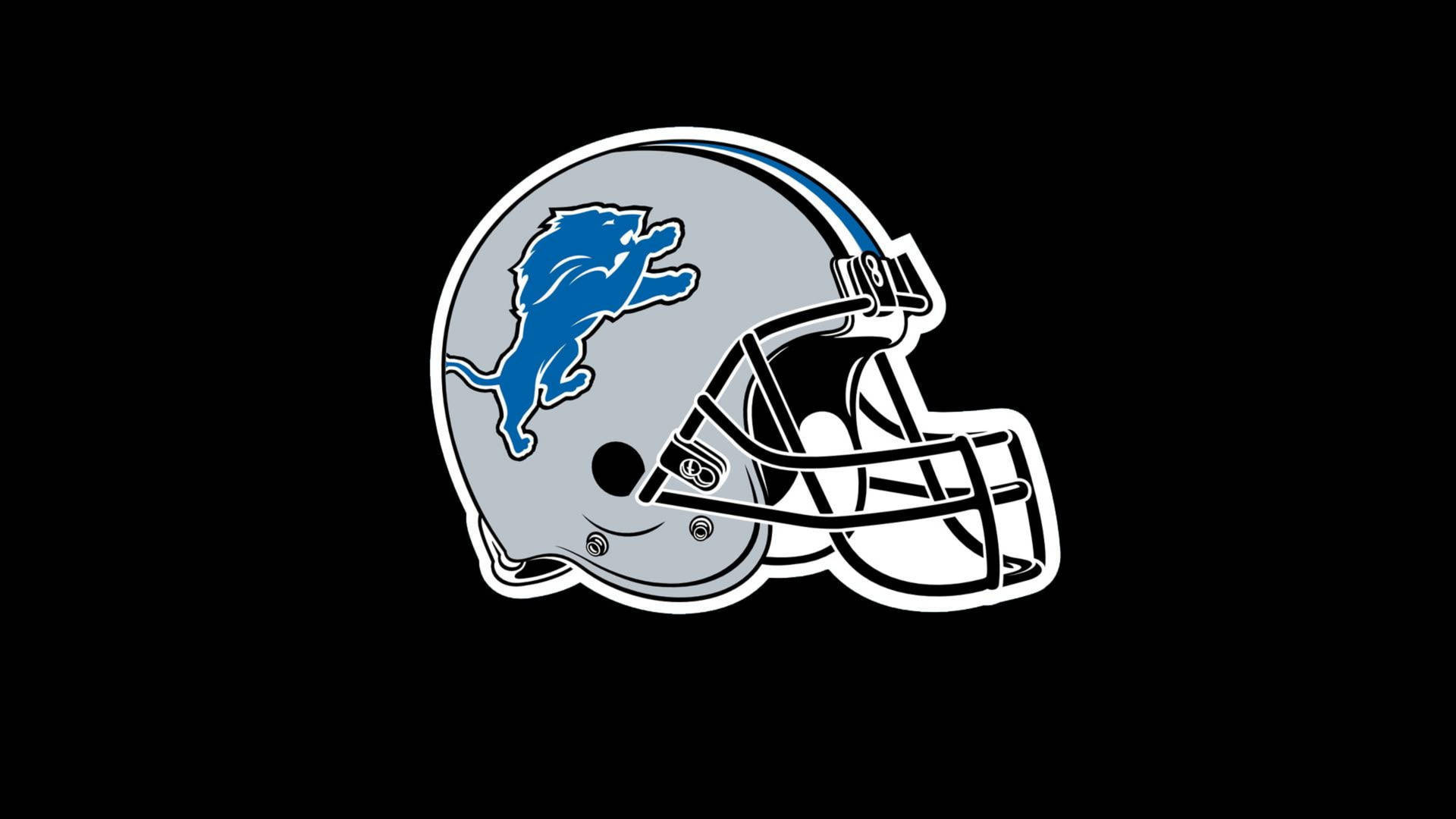 Detroit Lions Cartoon Headgear Background