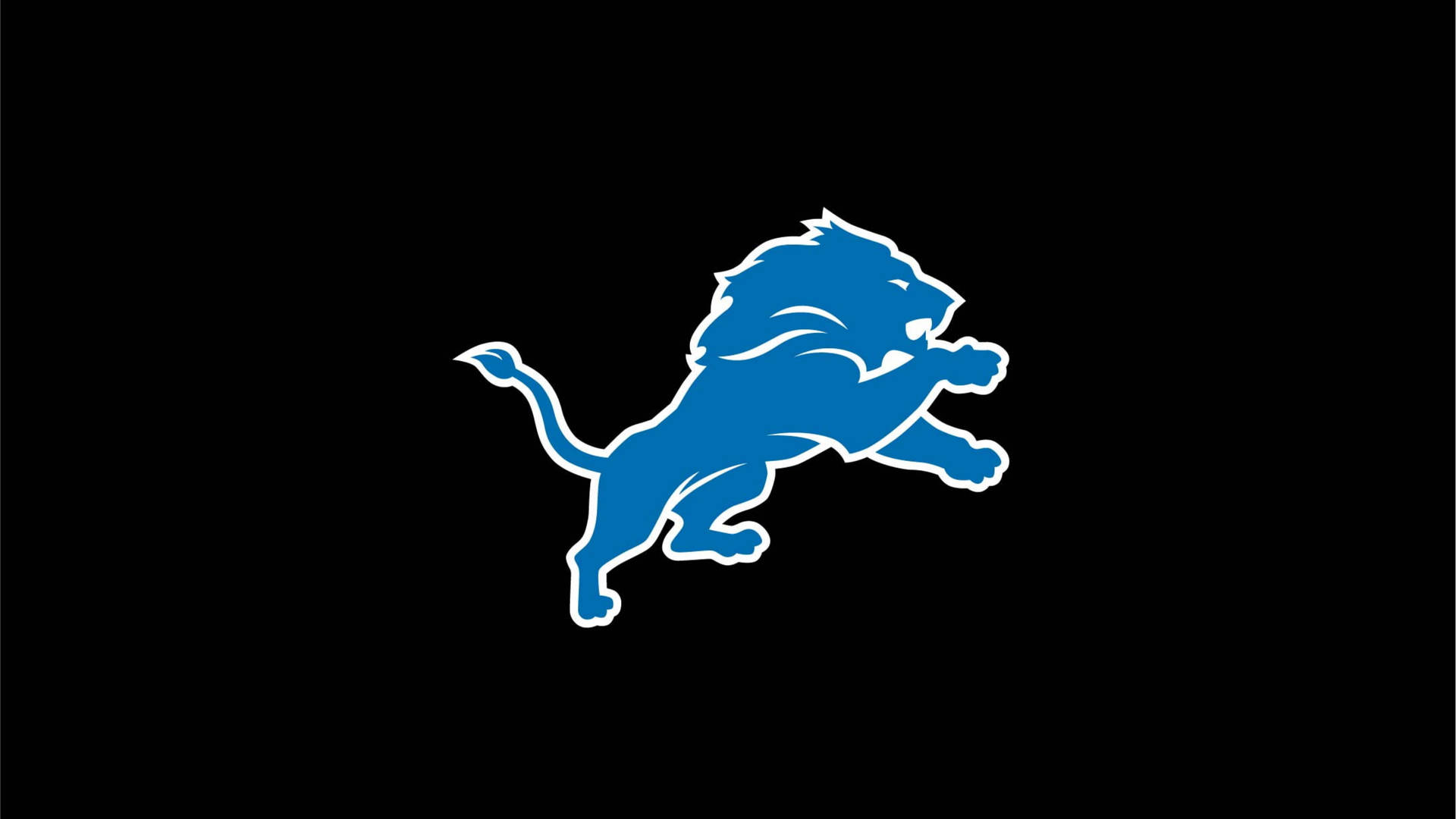 Detroit Lions Dark Logo Background