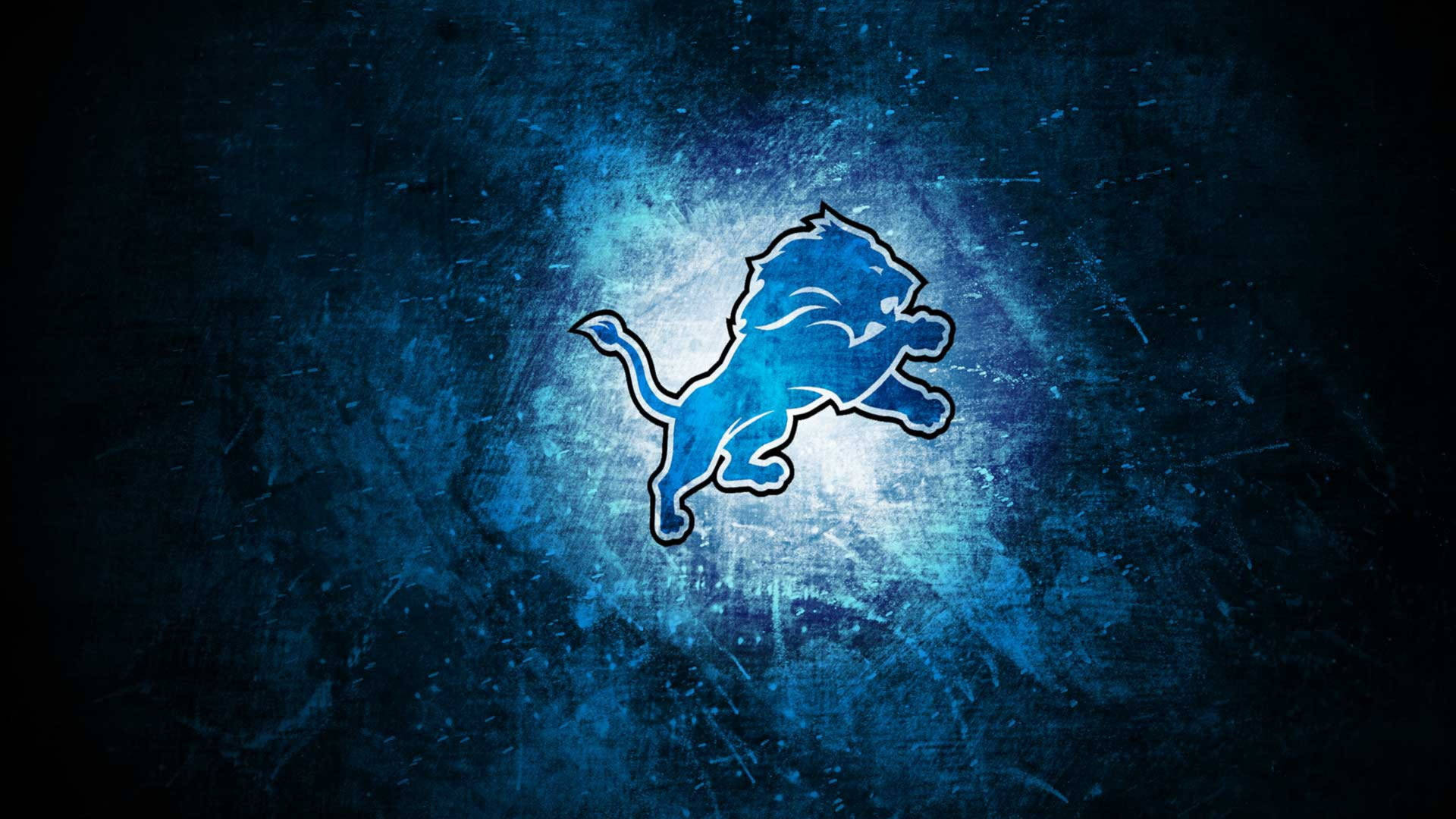 Detroit Lions Gradient Blue Background