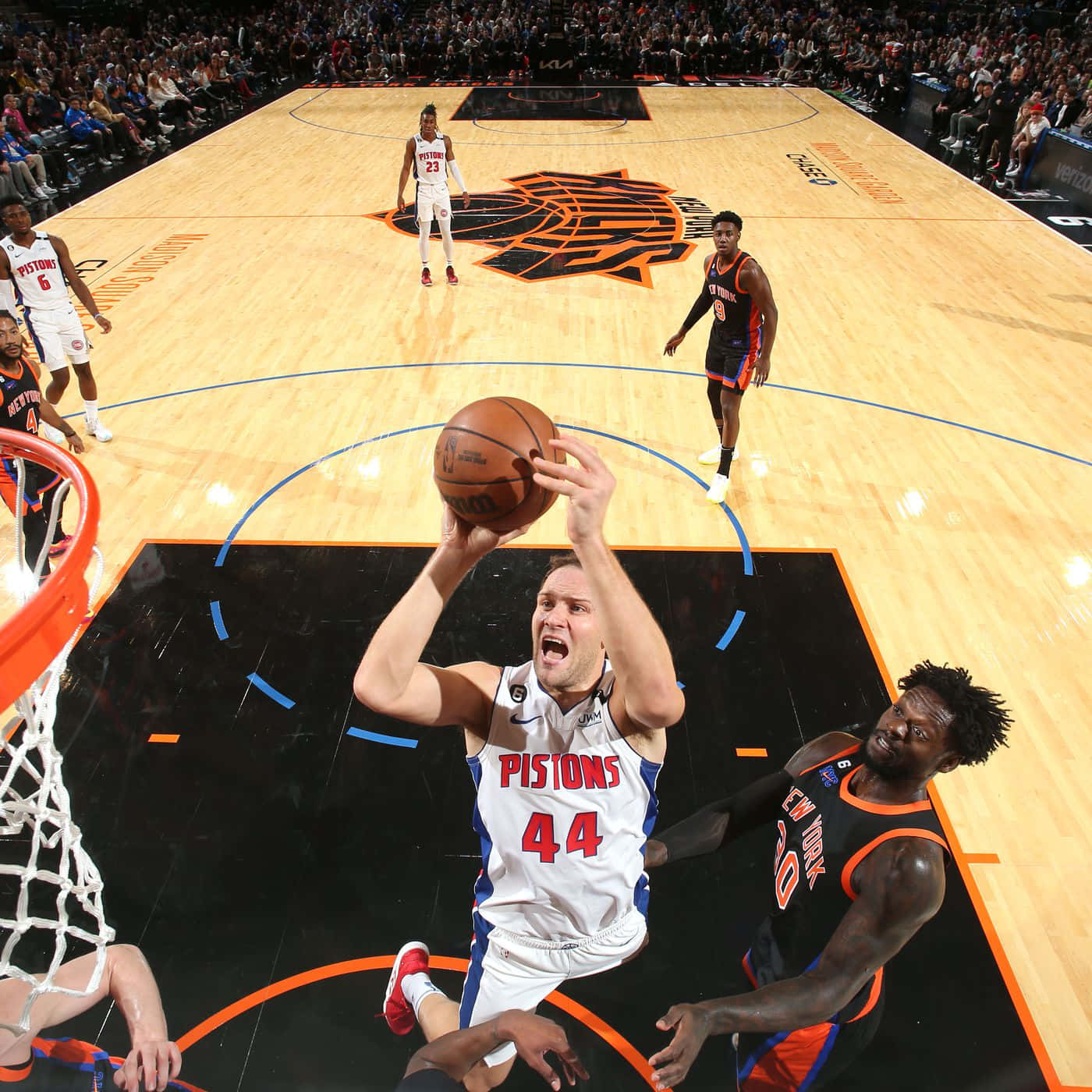 Detroit Pistons Bojan Bogdanovic Layup