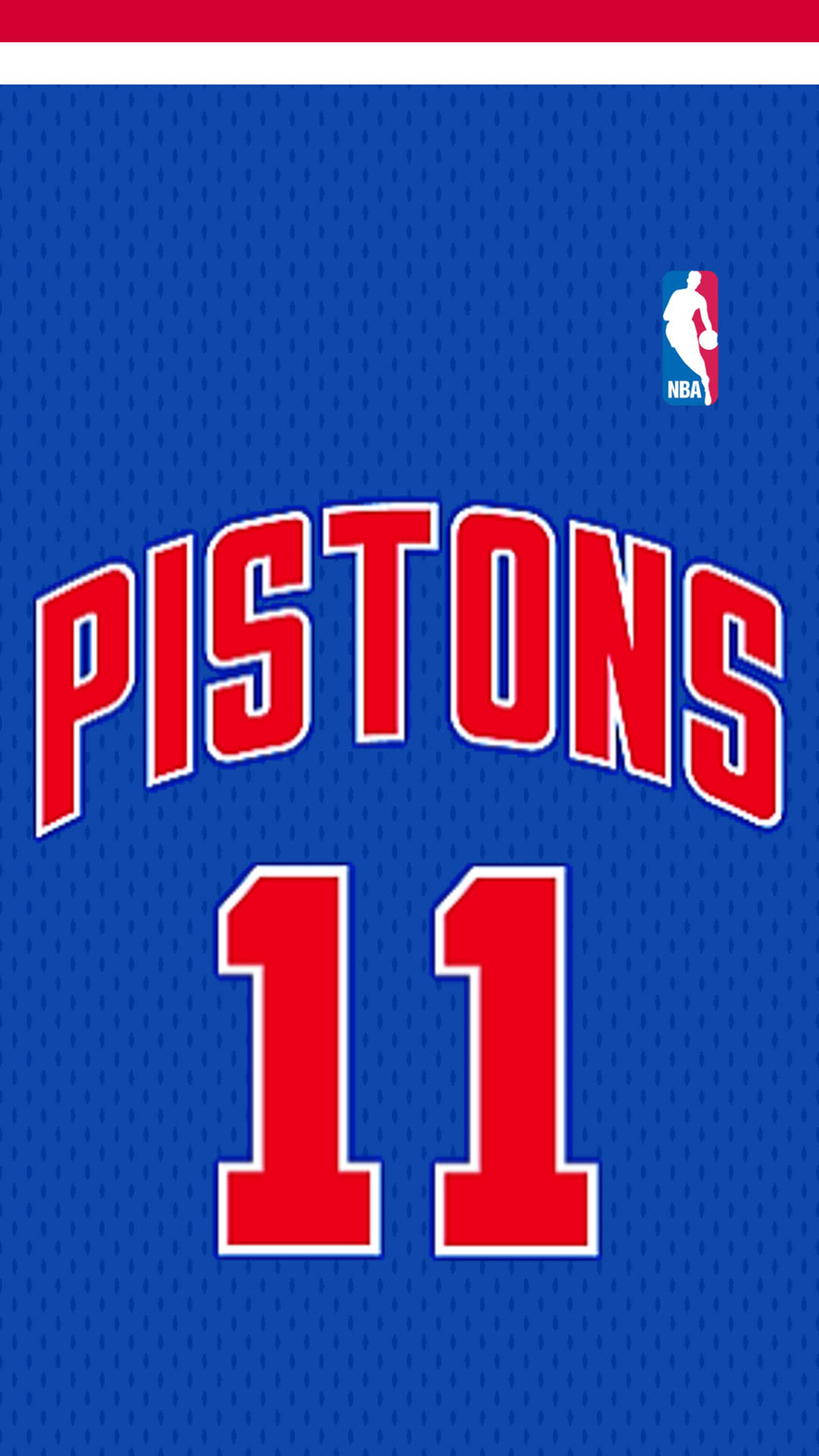 Detroit Pistons Classic Jersey Background