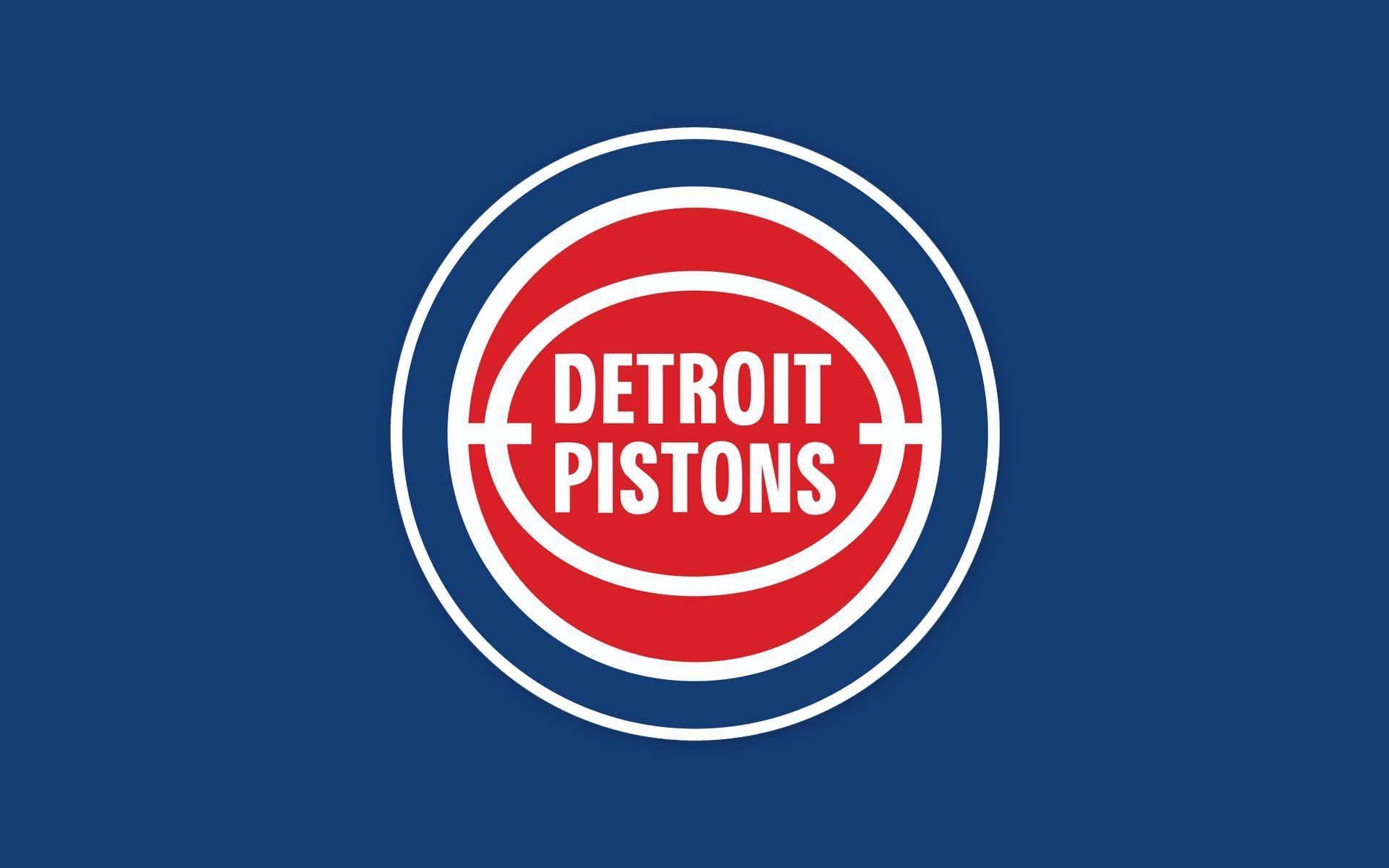 Detroit Pistons Complementing Team Colors Background