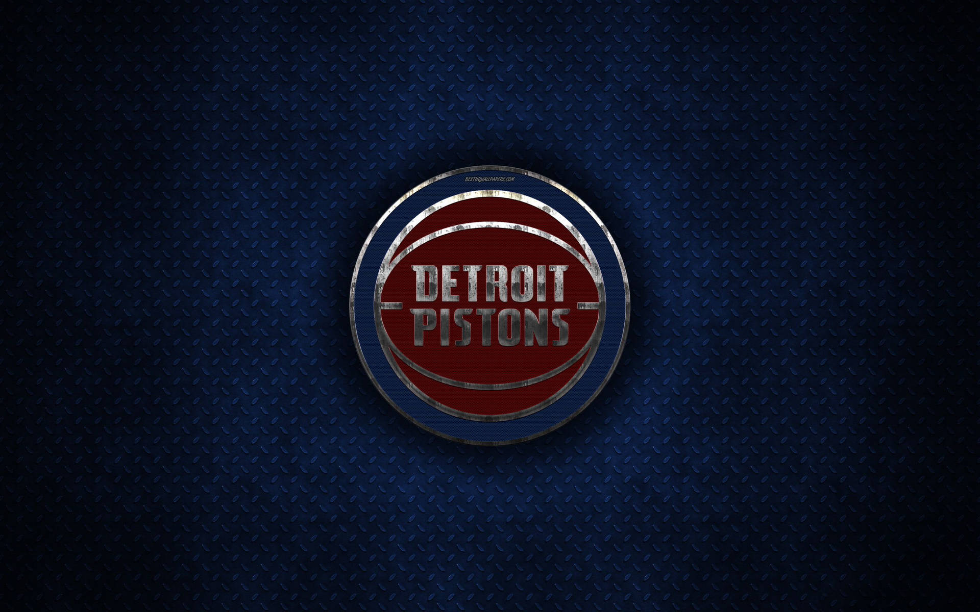 Detroit Pistons Darker Shade Logo Background