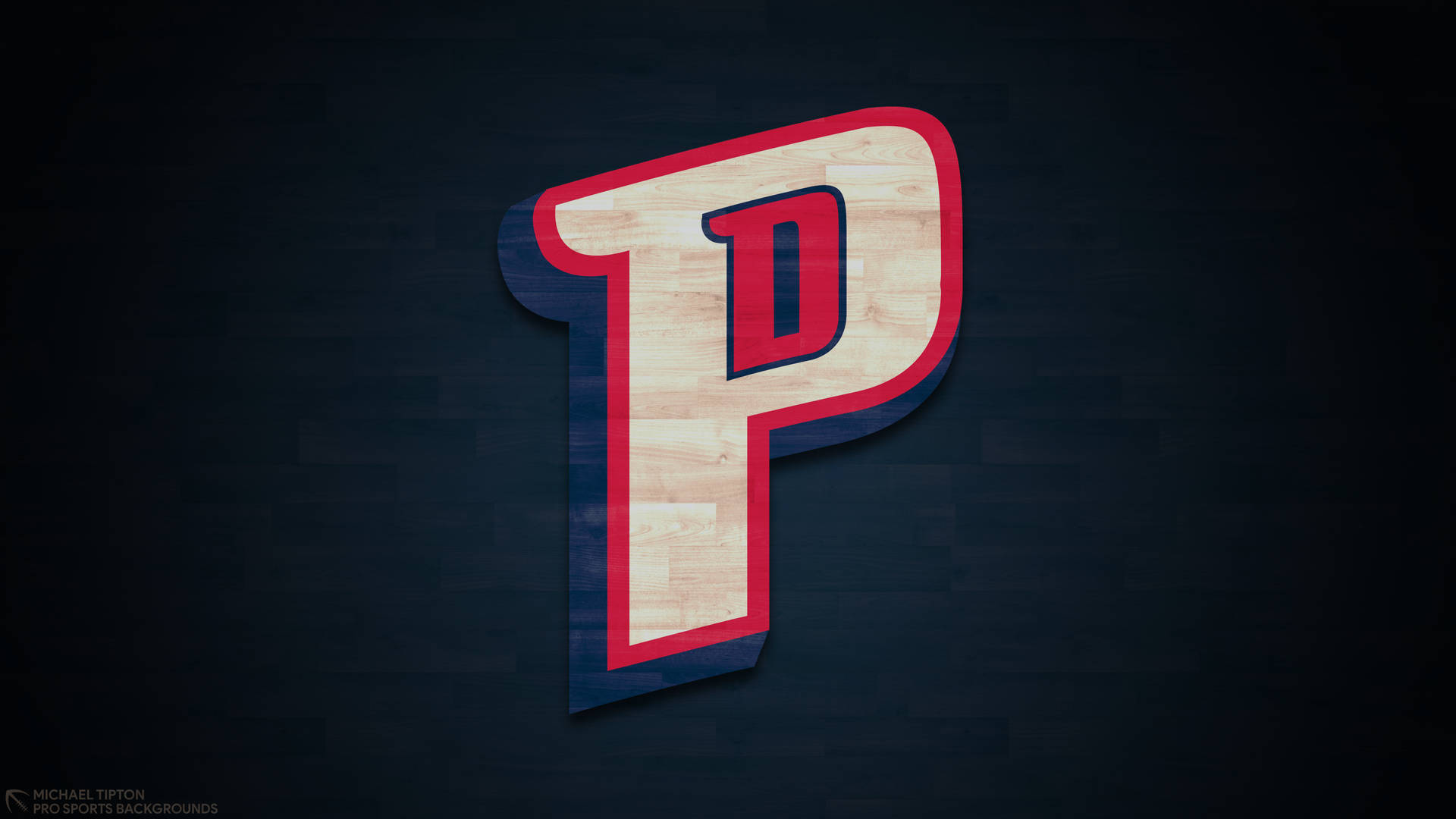 Detroit Pistons Letter P Logo