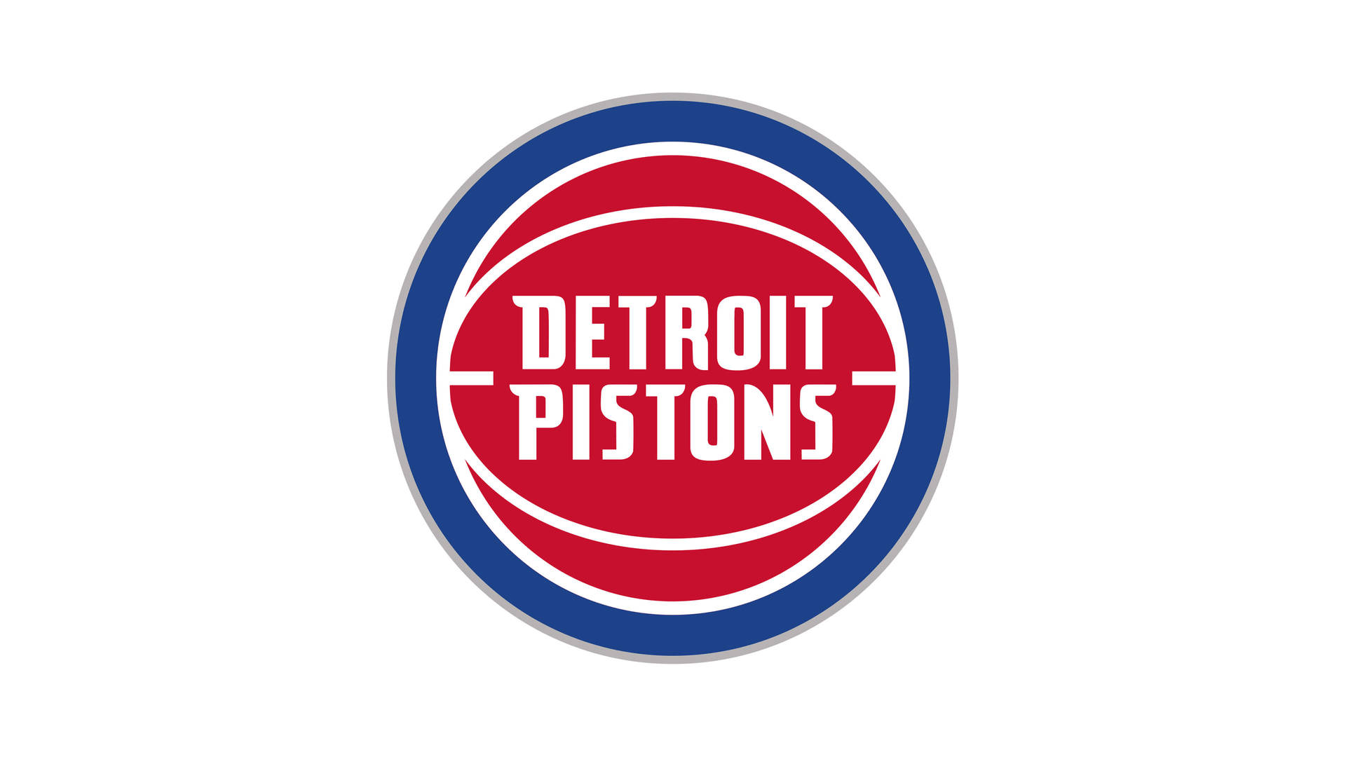 Detroit Pistons Modern Team Logo Background