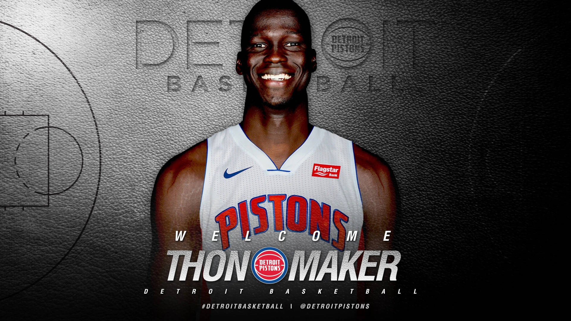 Detroit Pistons Thon Maker Background