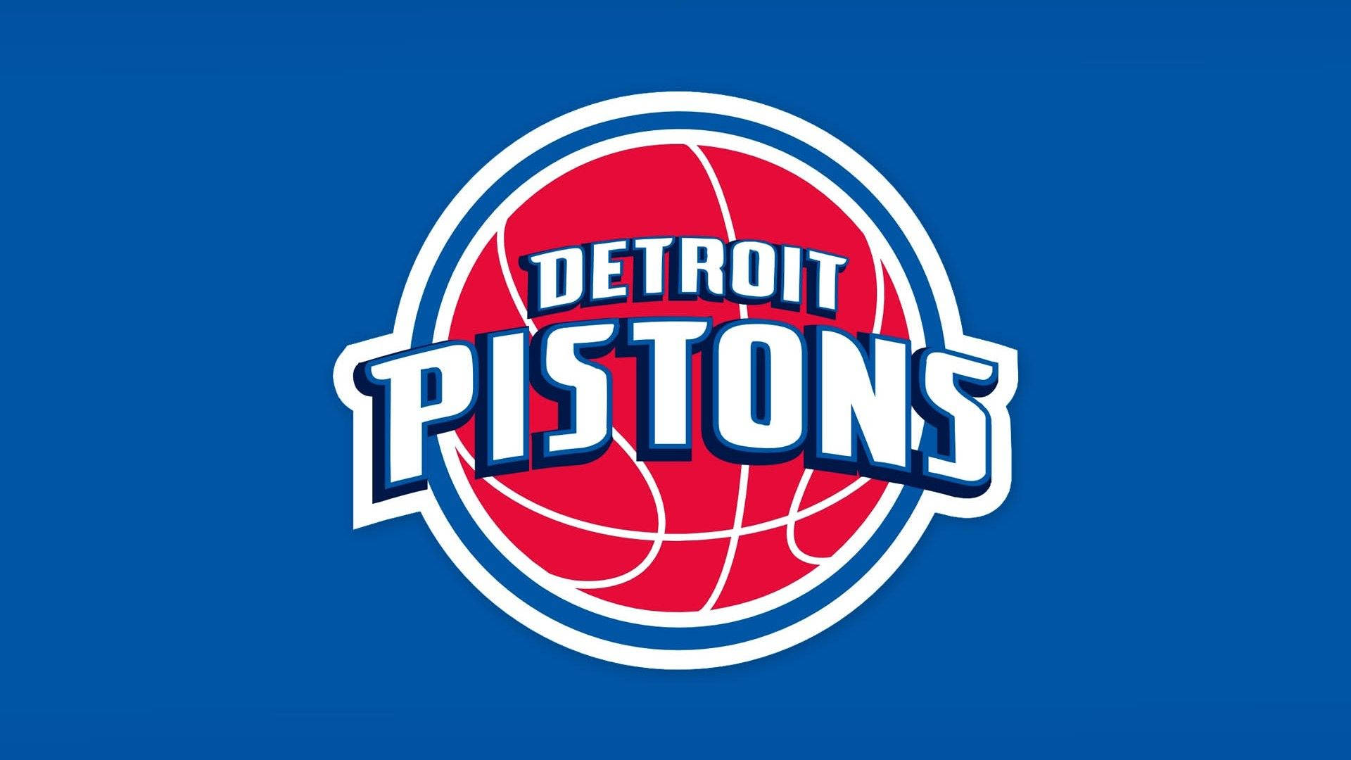 Detroit Pistons Vintage Team Logo Background