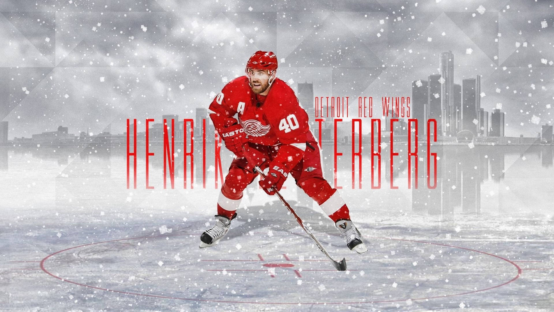 Detroit Red Wings Henrik Zetterberg Background