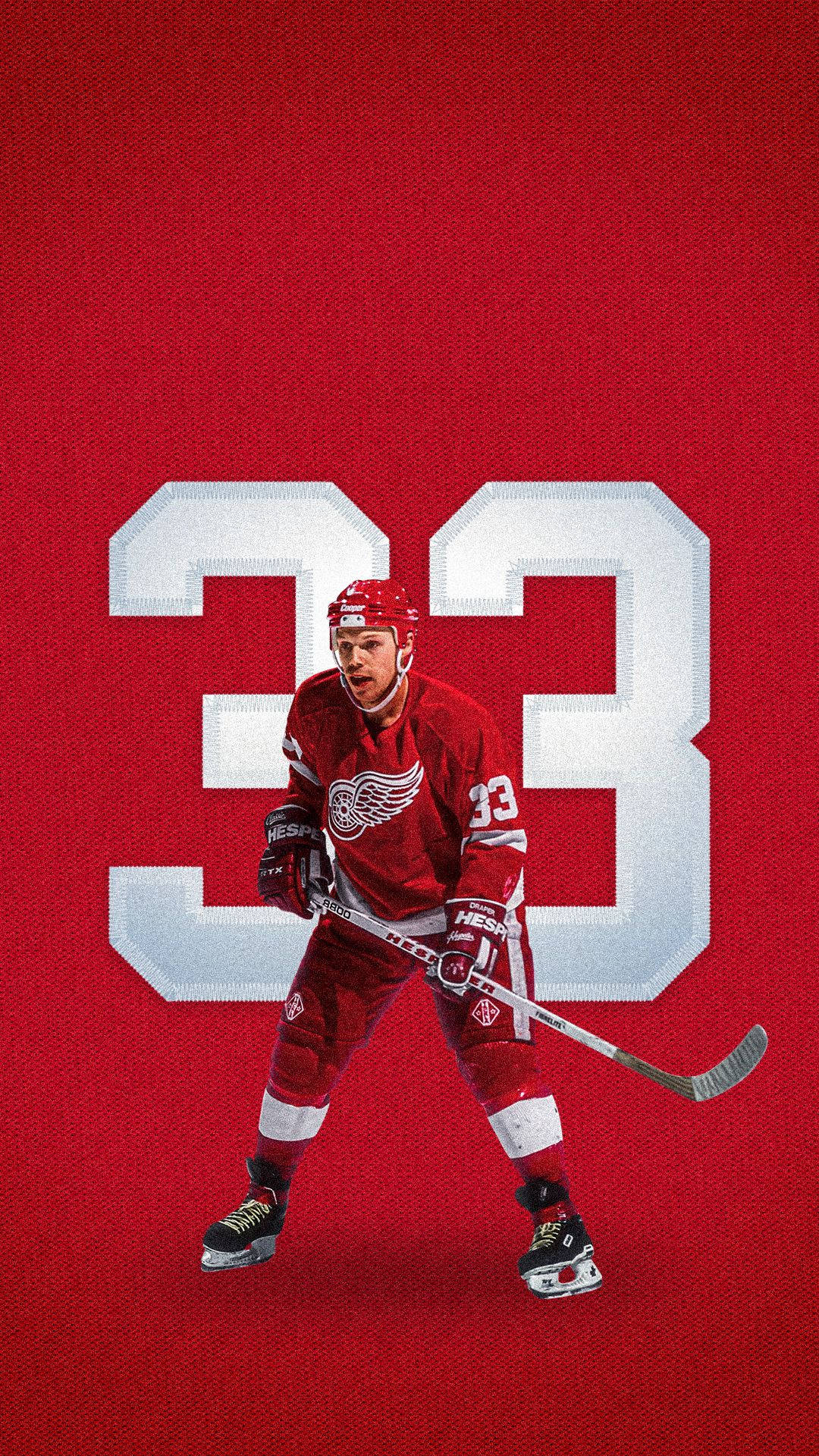 Detroit Red Wings Kris Draper Background