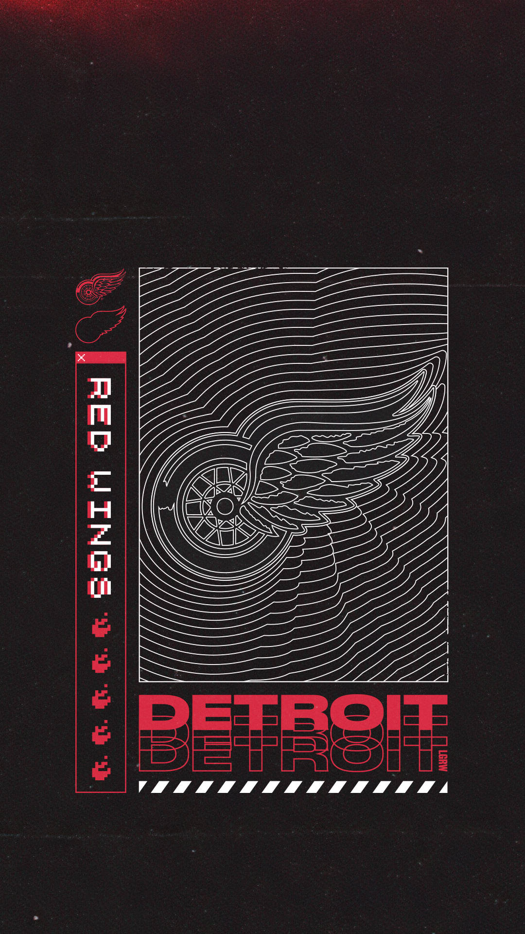 Detroit Red Wings Logo Art