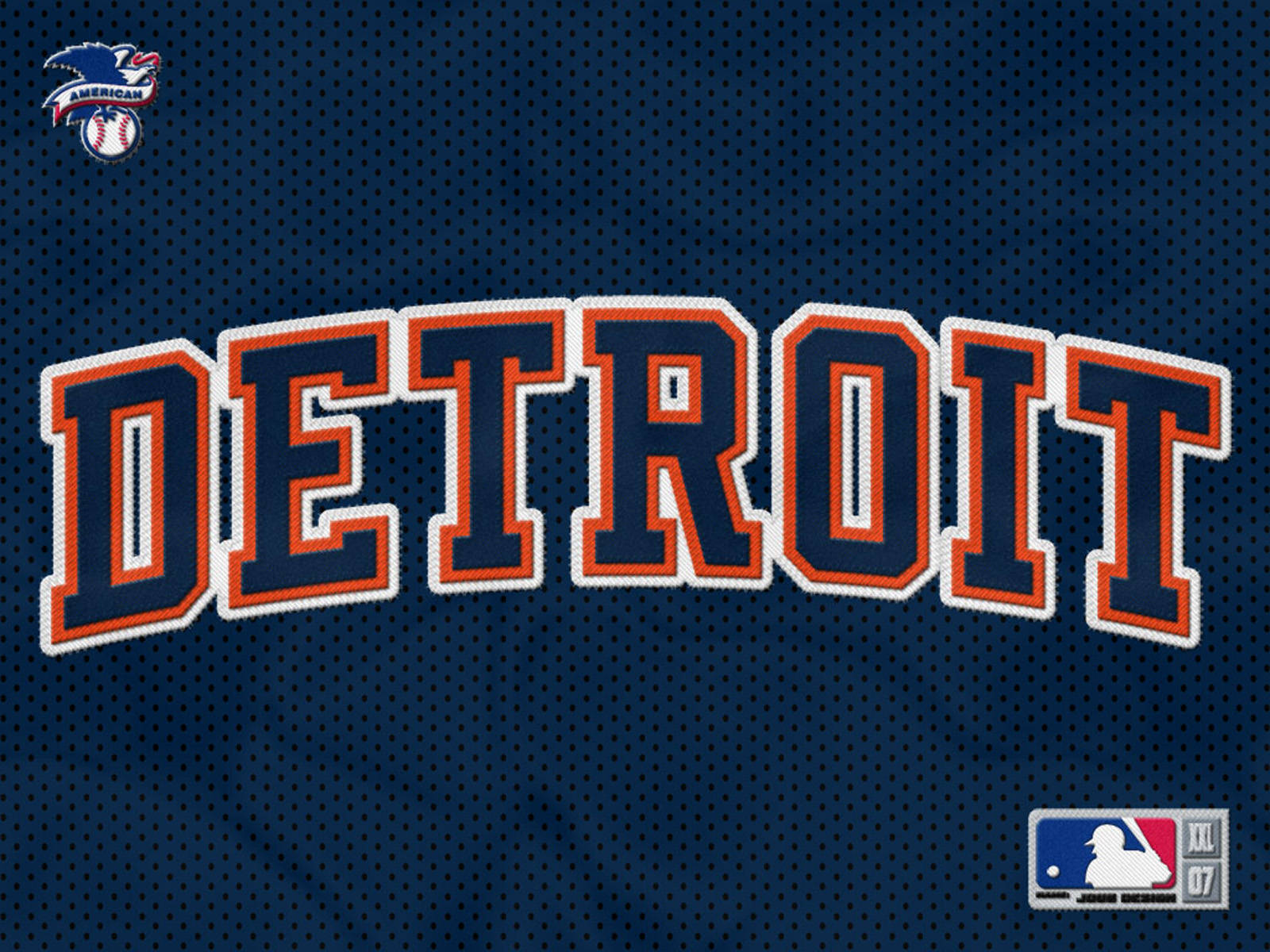 Detroit Tigers Blue Jersey Background