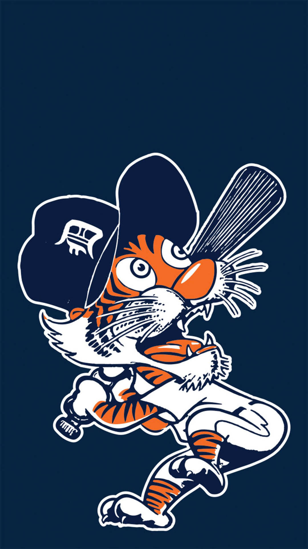 Detroit Tigers Cartoon Art Background