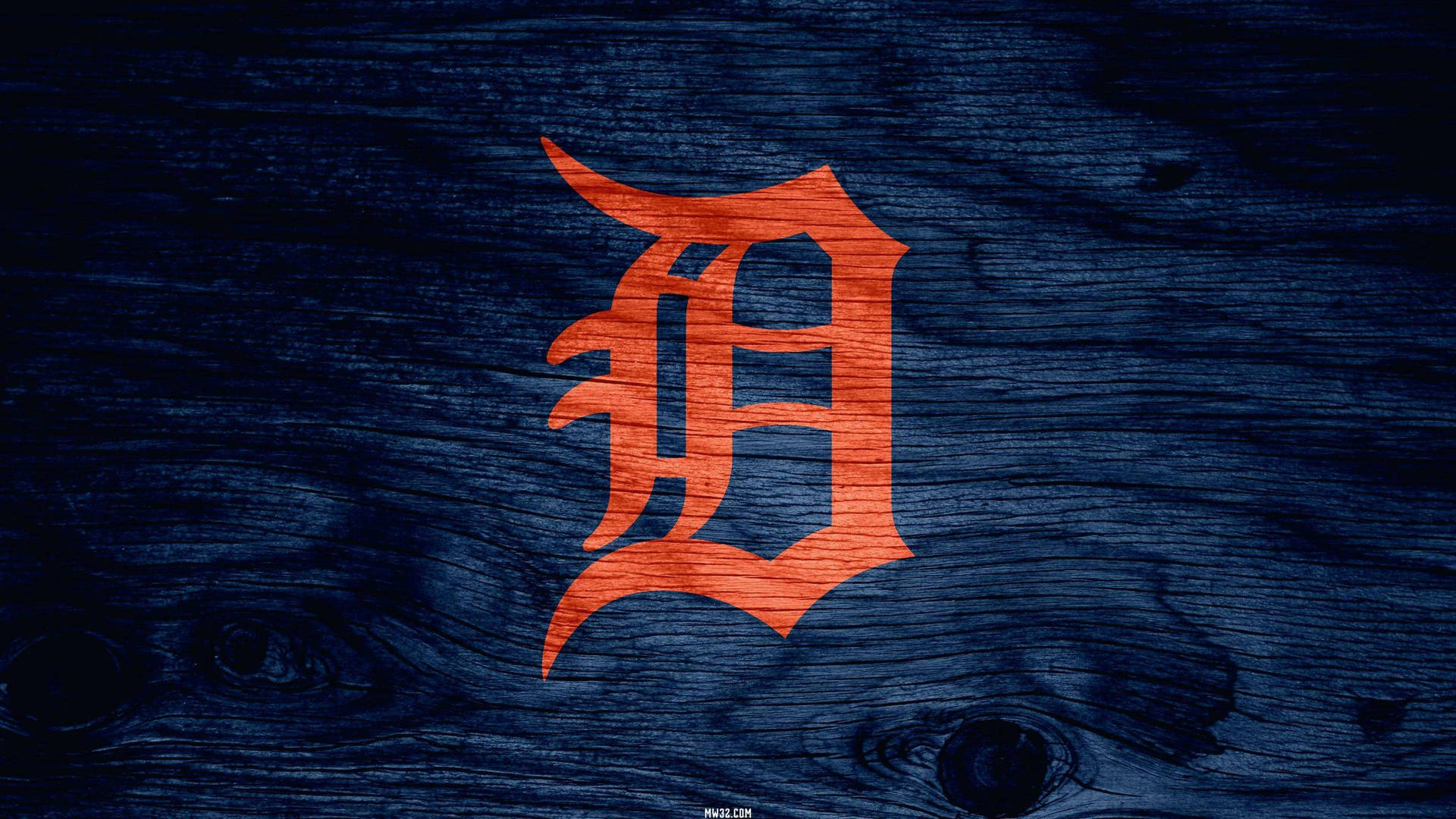 Detroit Tigers Orange Symbol Background