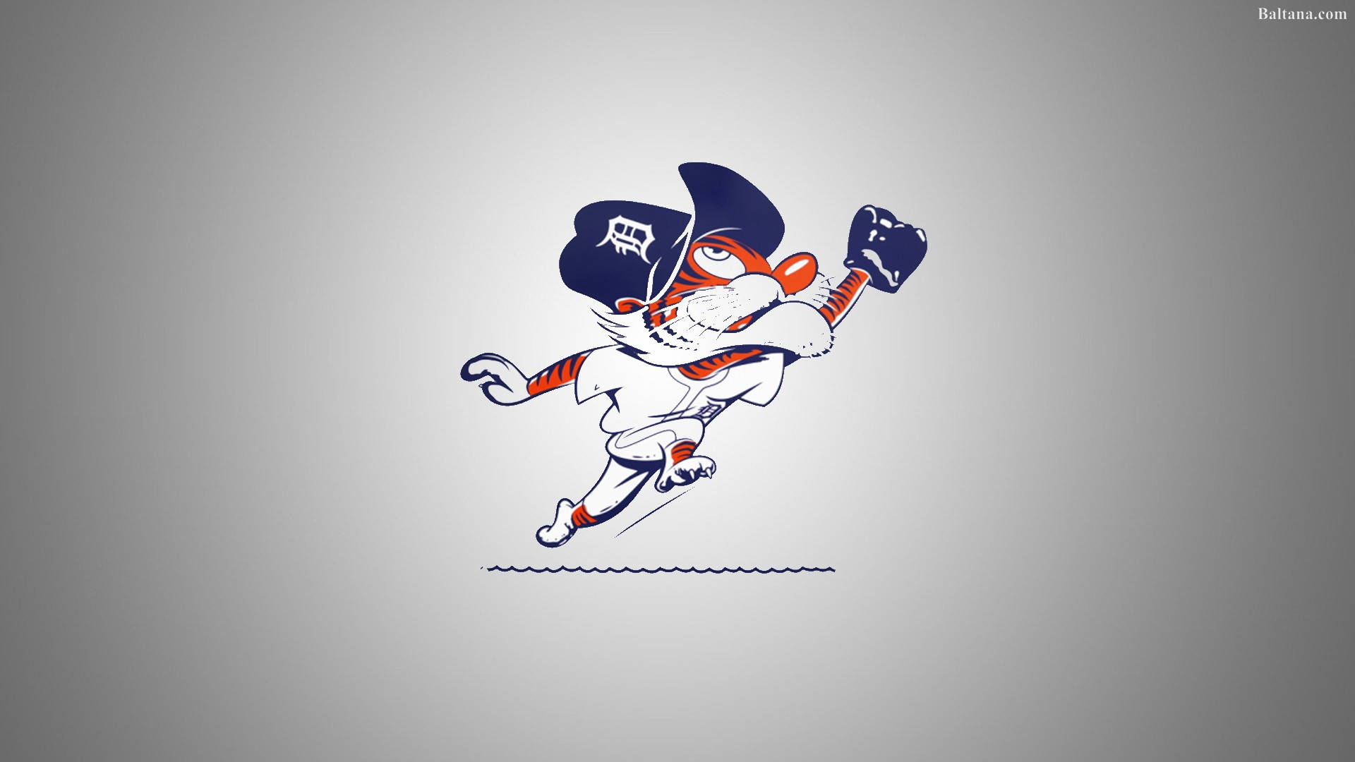 Detroit Tigers Outfield Kitty Background