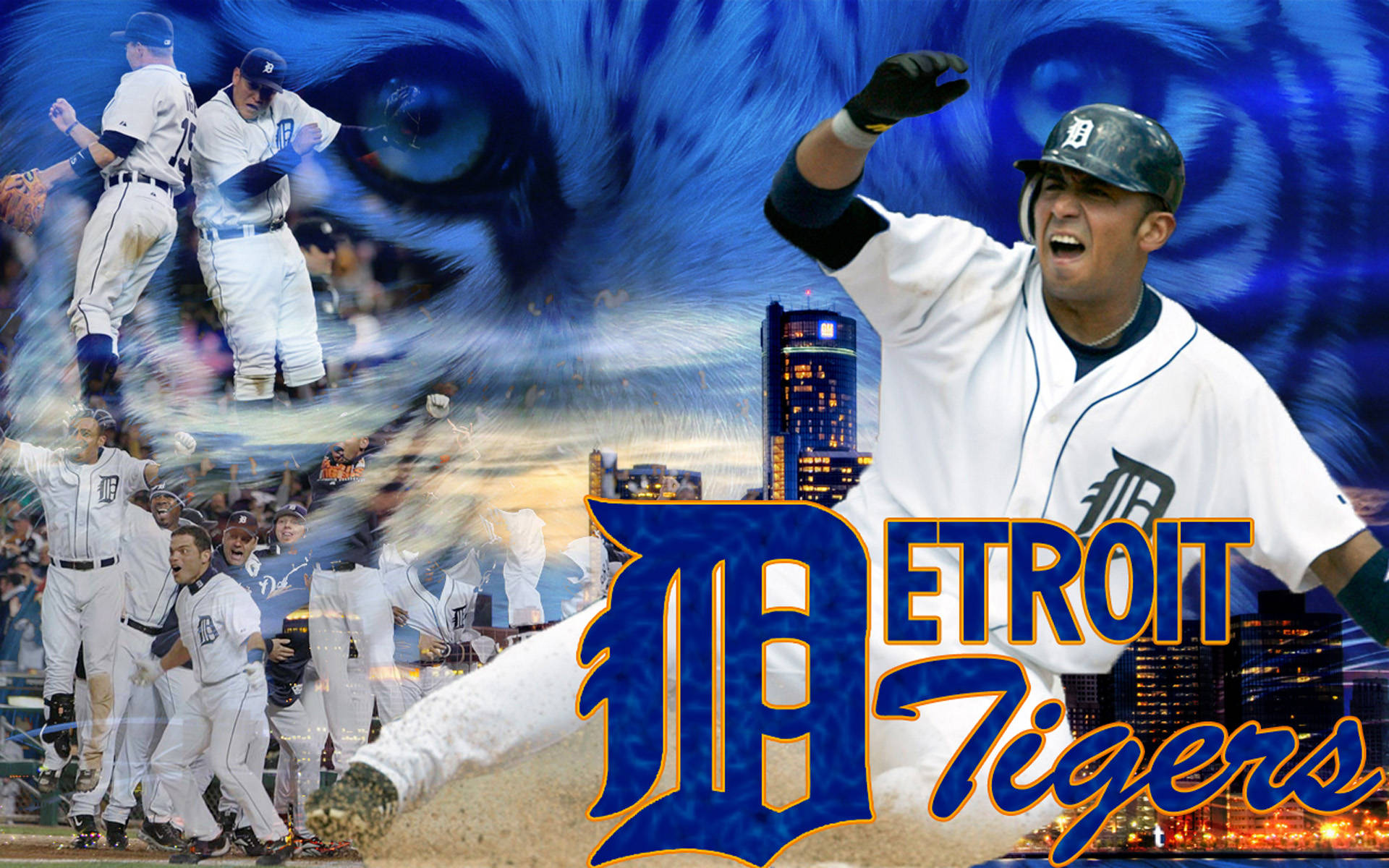 Detroit Tigers Winning Moments Background