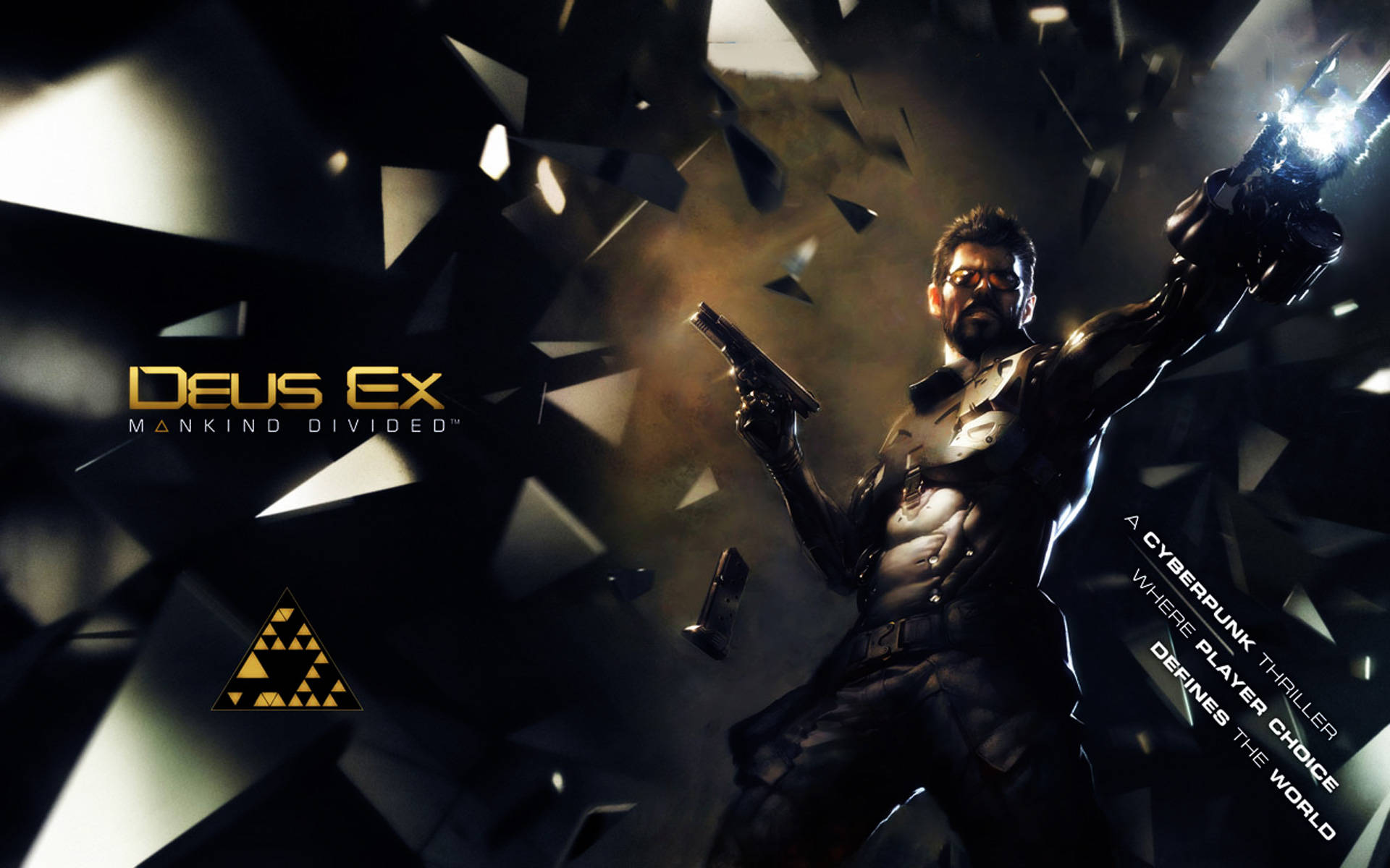 Deus Ex Adam Jensen Rpg Poster Background