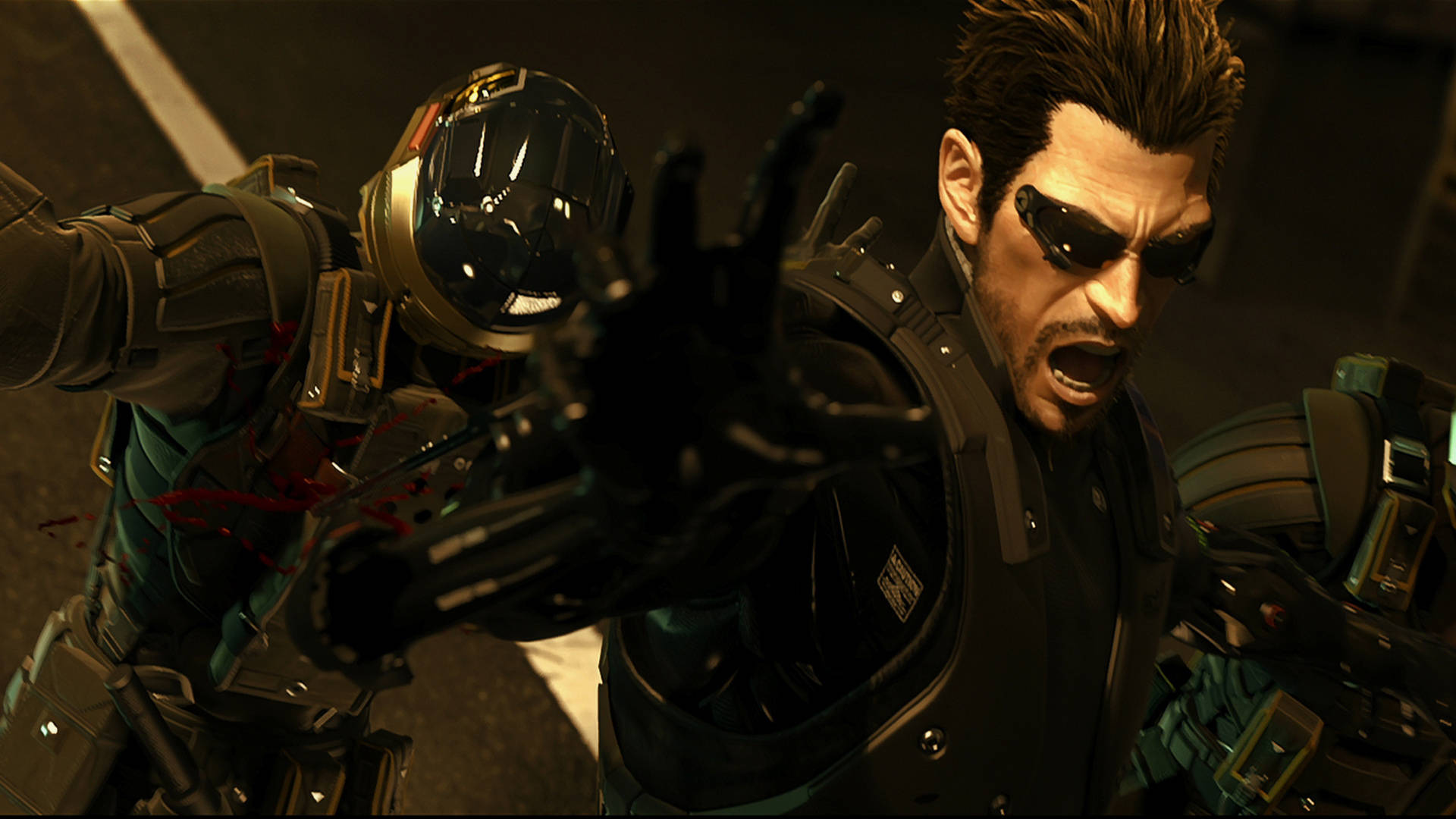 Deus Ex Cyborg Adam Jensen Background