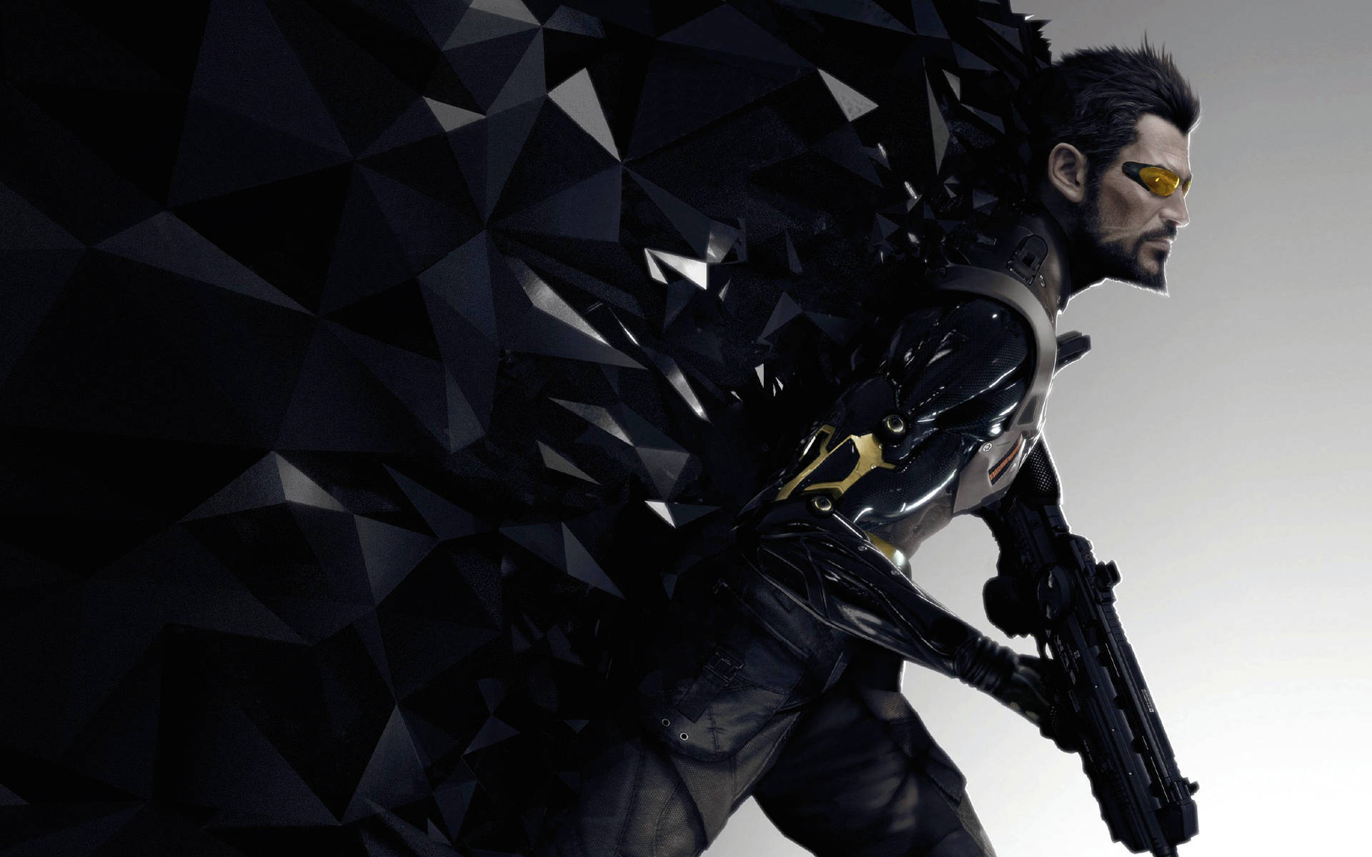 Deus Ex Mankind Divided Adam Illustration Background