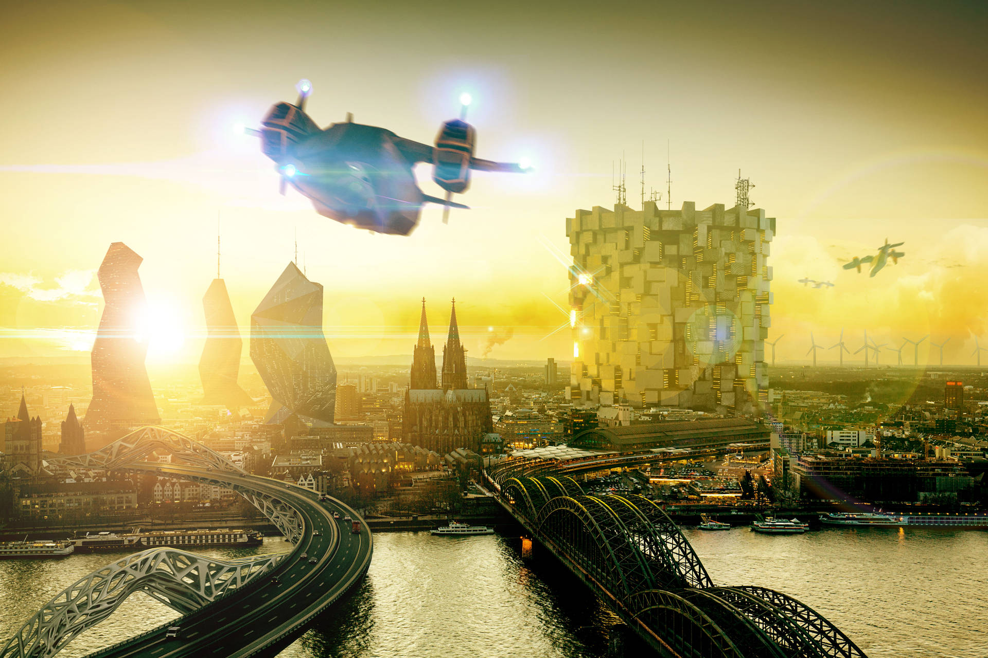 Deus Ex Mankind Divided Cologne Background