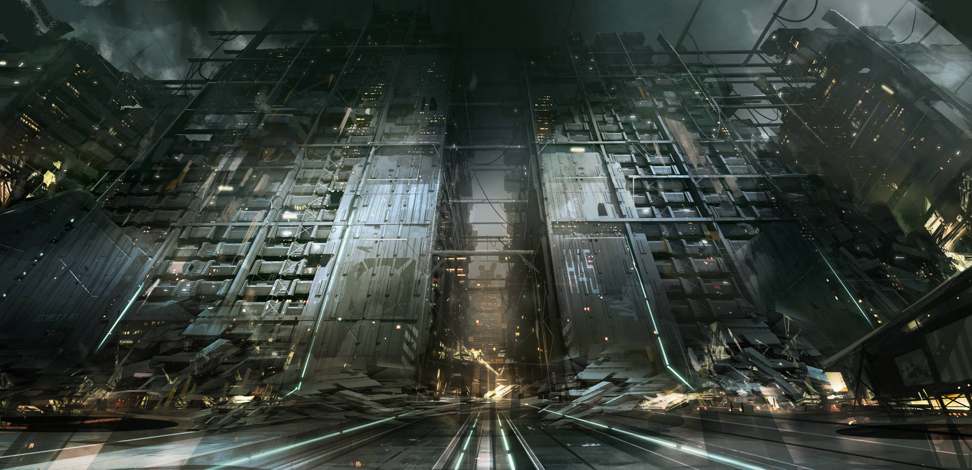 Deus Ex Mankind Divided Golem Entrance Background