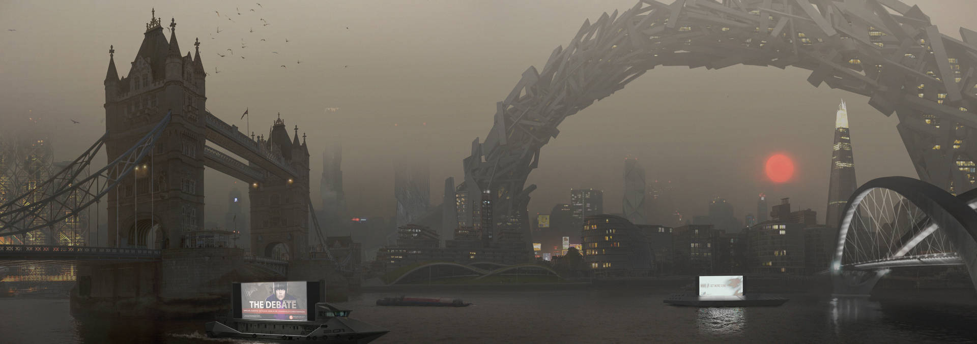 Deus Ex Mankind Divided London Background
