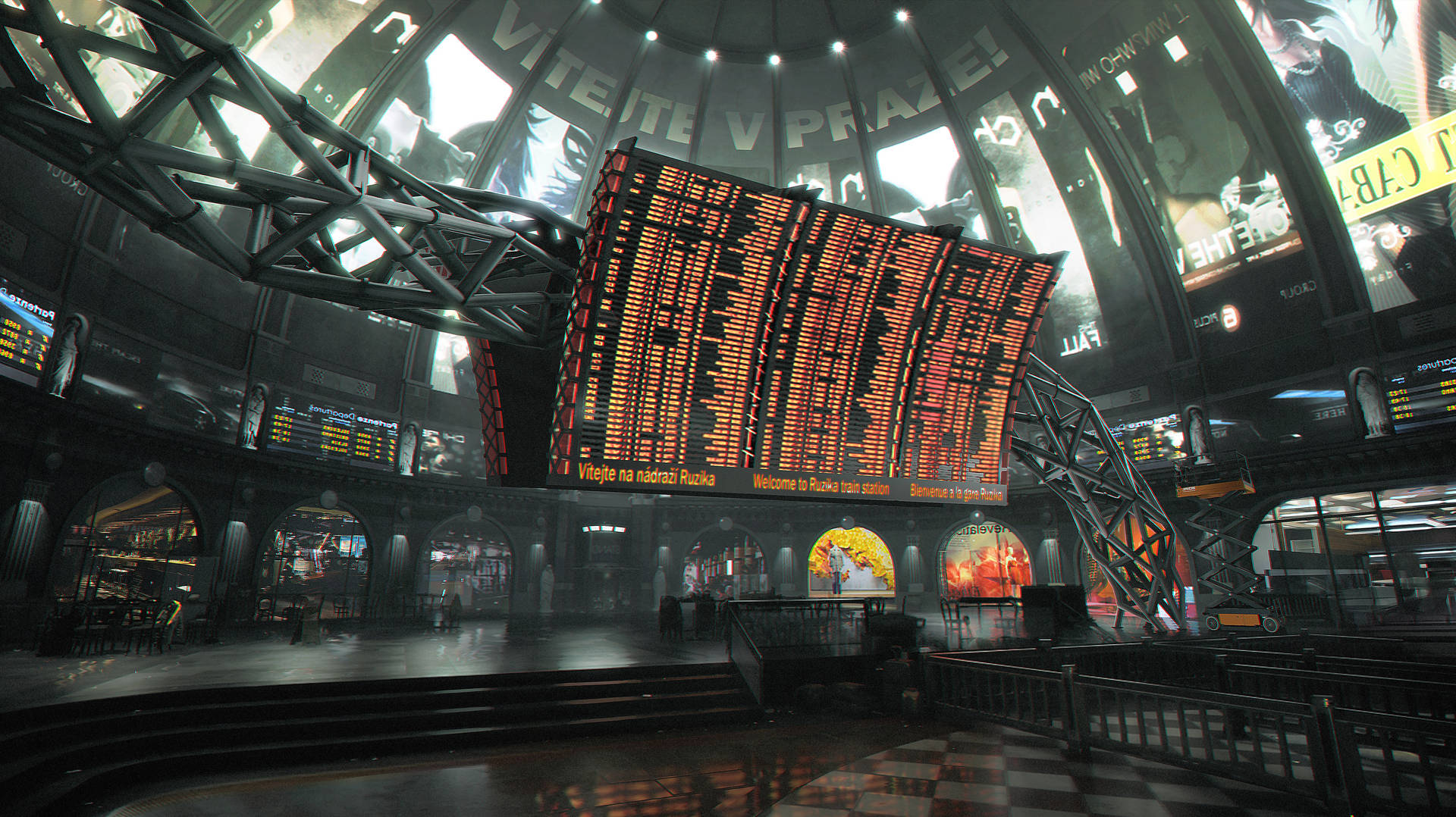 Deus Ex Mankind Divided Ruzicka Station Background