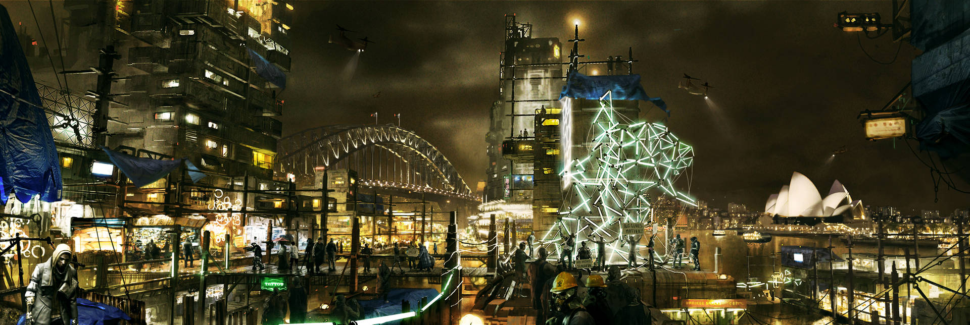 Deus Ex Mankind Divided Sydney Australia Background