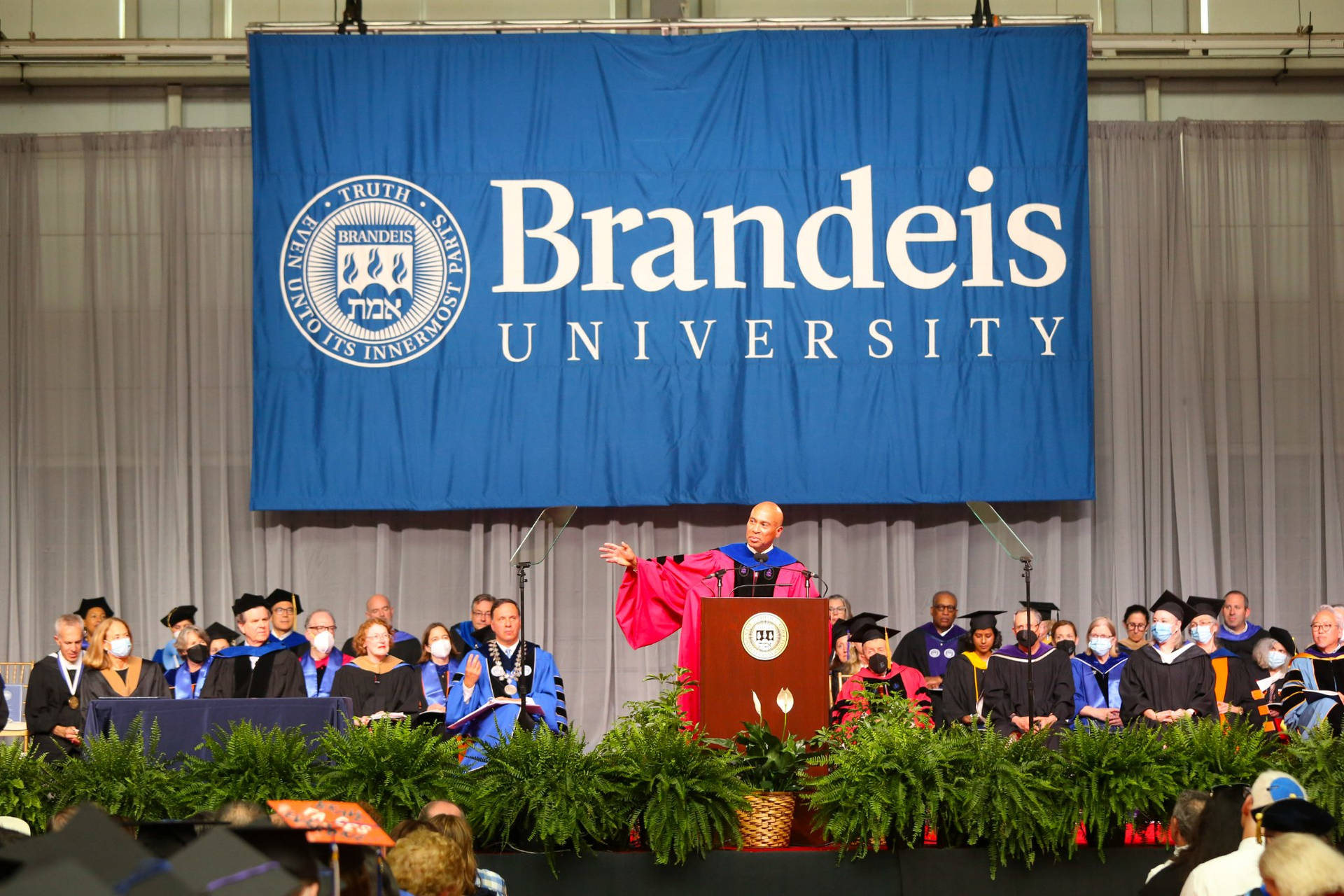 Deval Patrick Brandeis University Commencement