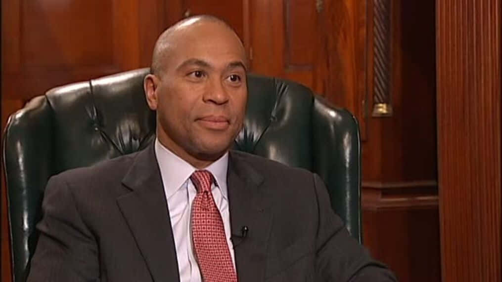 Deval Patrick Office Chair Background