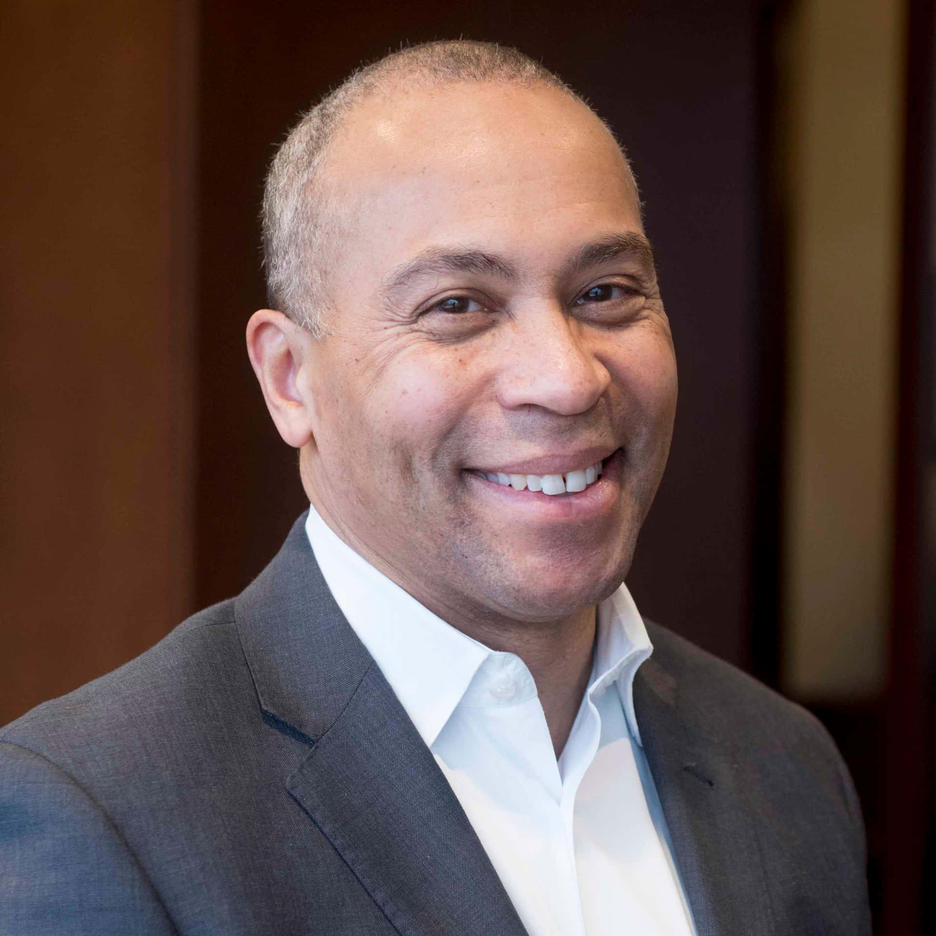 Deval Patrick Smile Headshot Background