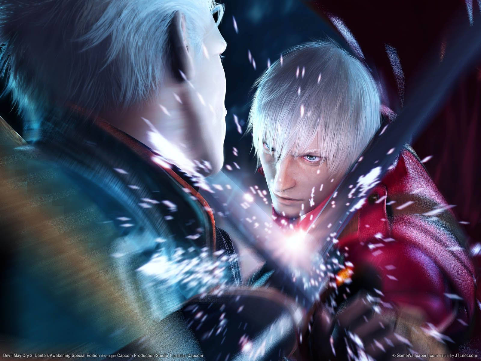 Devil May Cry Dante And Vergil Faceoff Background