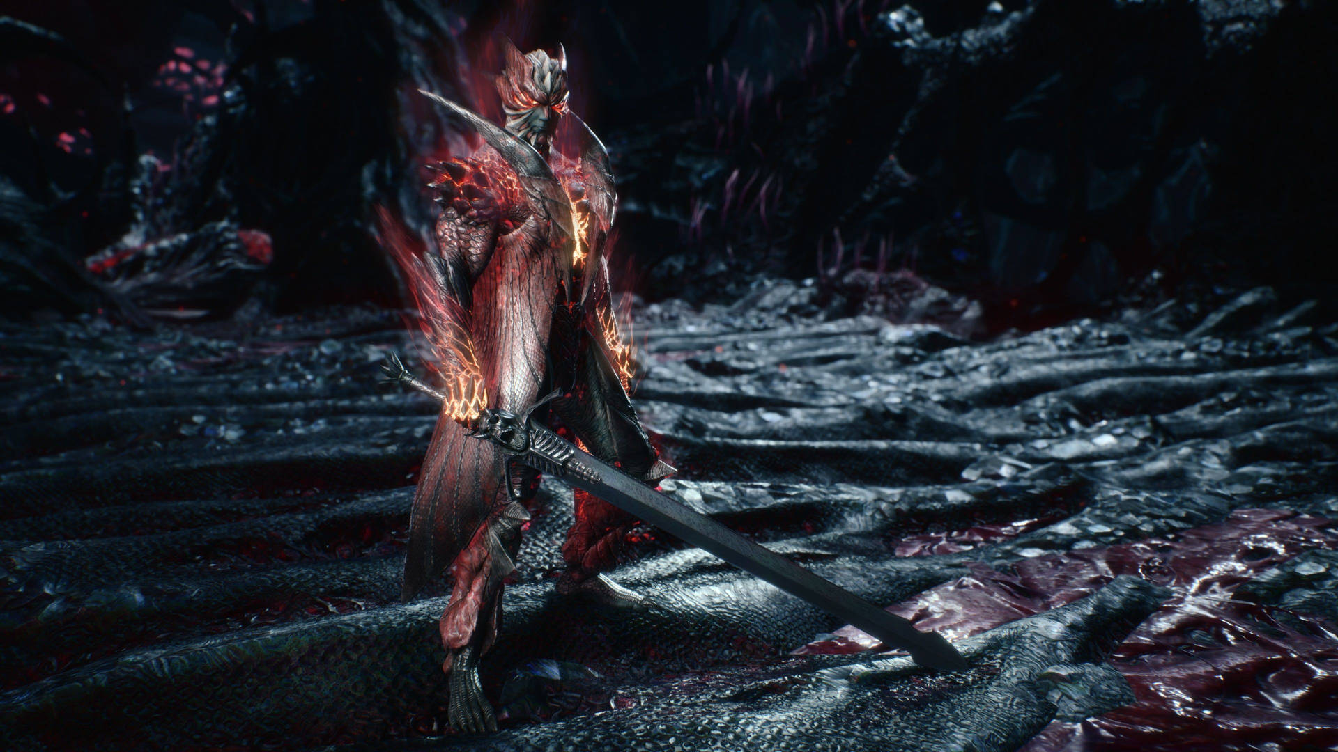 Devil May Cry Dante's Devil Form Background