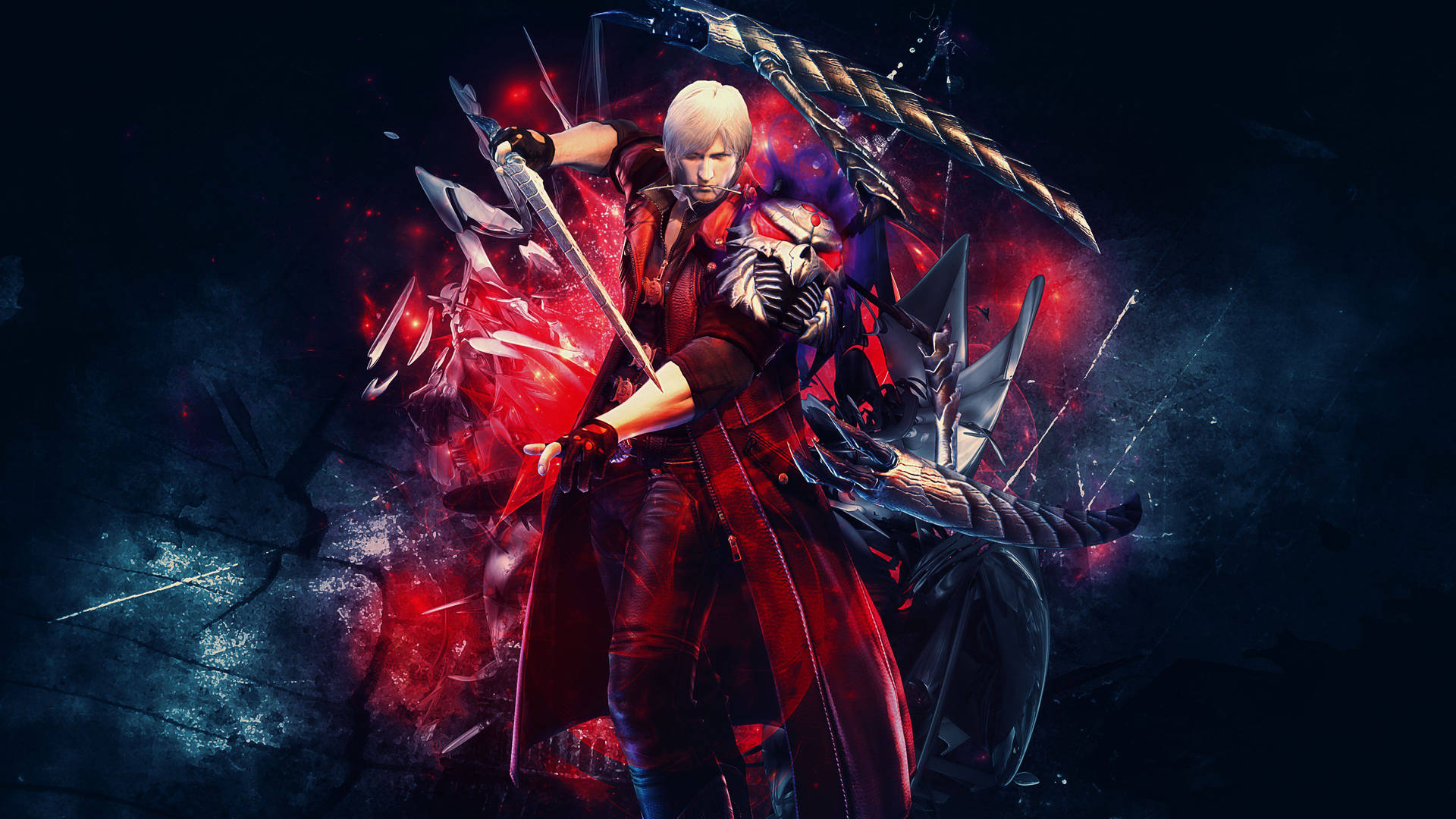Devil May Cry Dante Sword Stance Background
