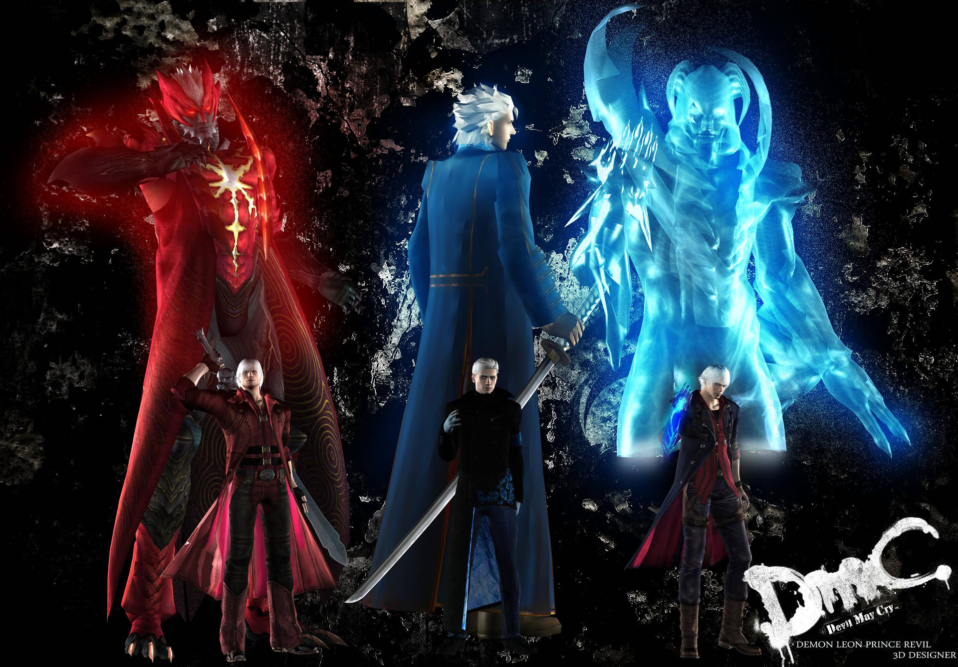 Devil May Cry Devil Forms Background
