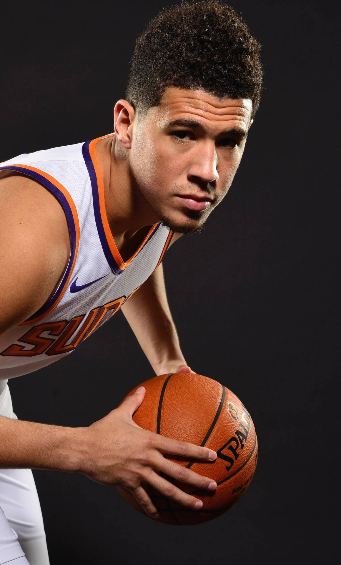 Devin Booker Close-up Photograph Background